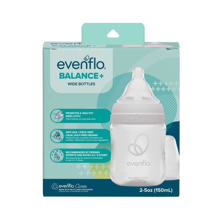 Evenflo Wide Bottles 5oz 2pk 2