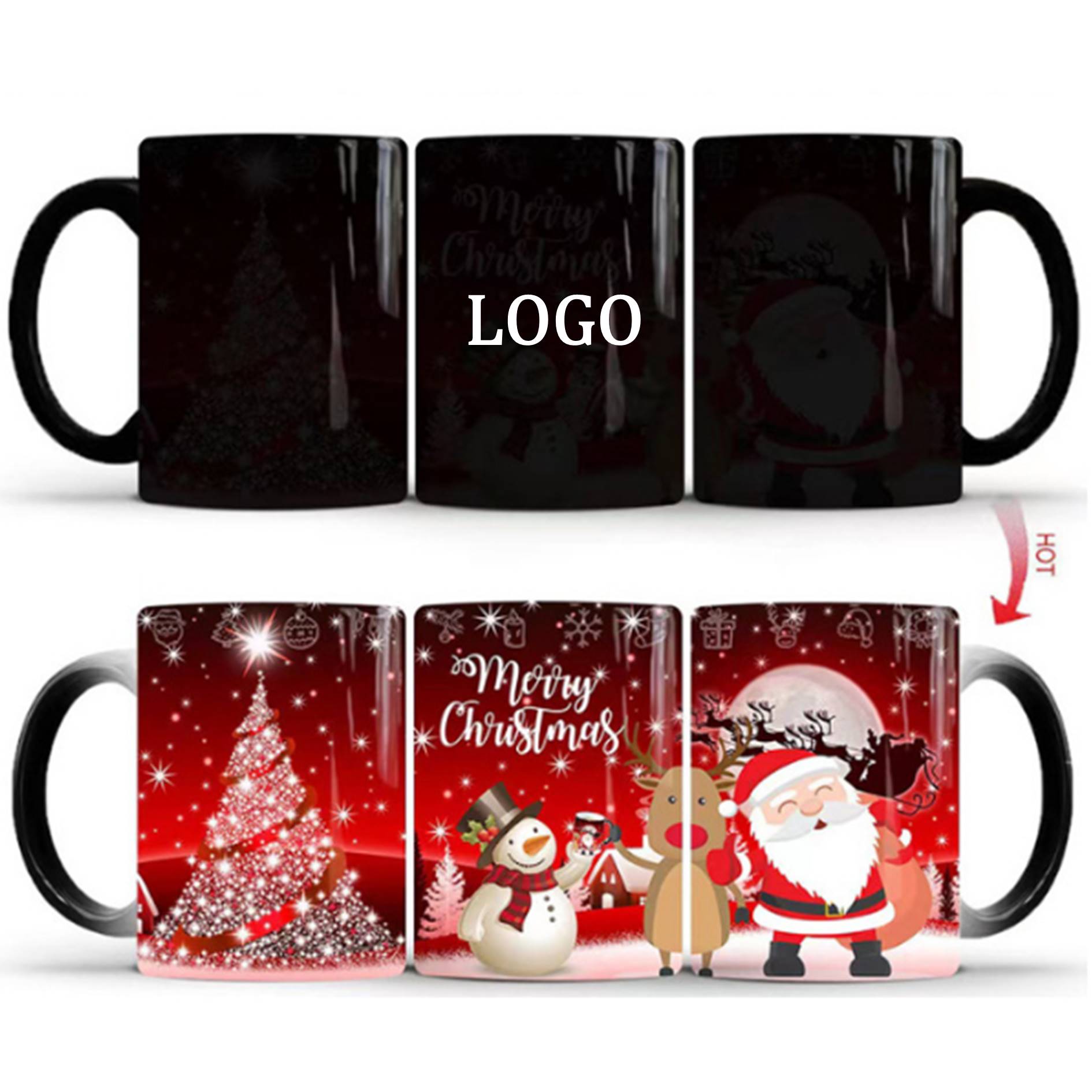 Christmas Heat Changing Coffee Mug 2