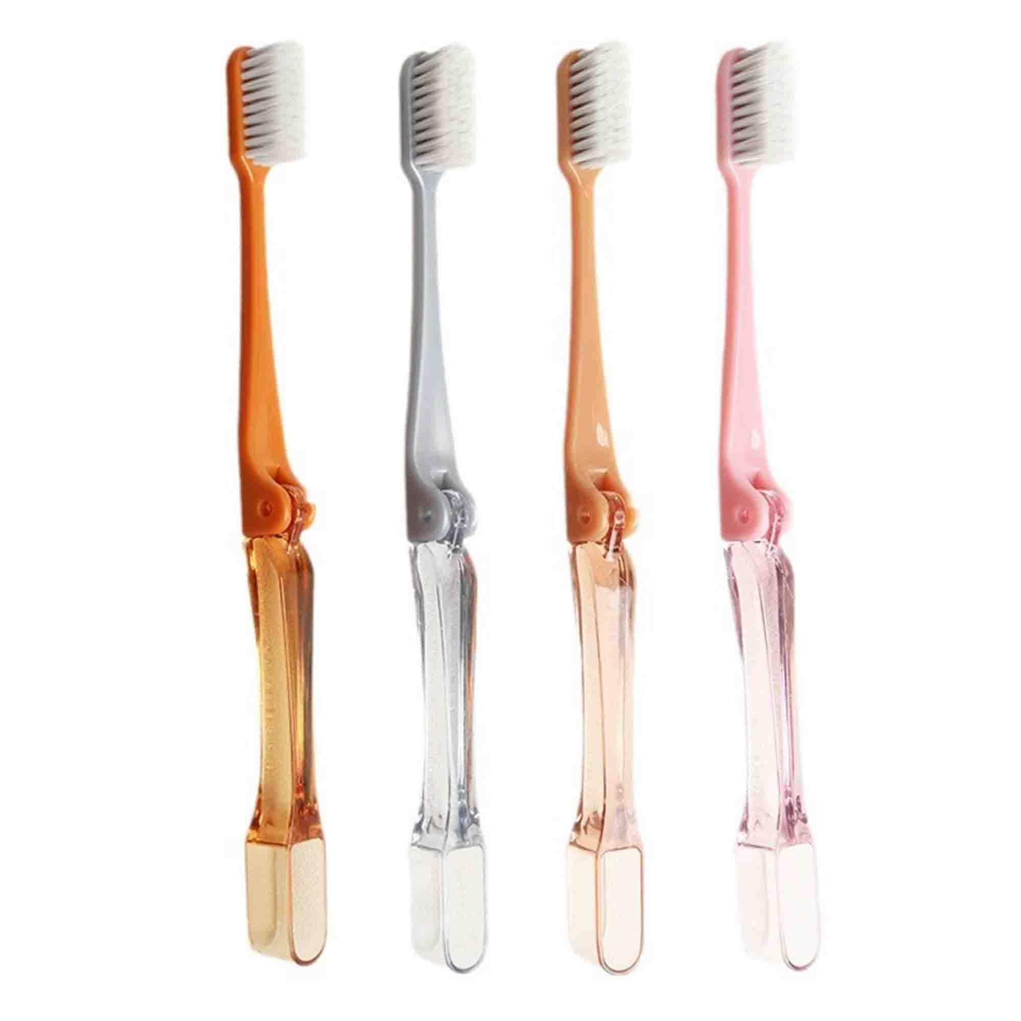 Travel Portable Folding Toothbrush with Soft Medium Bristles 1