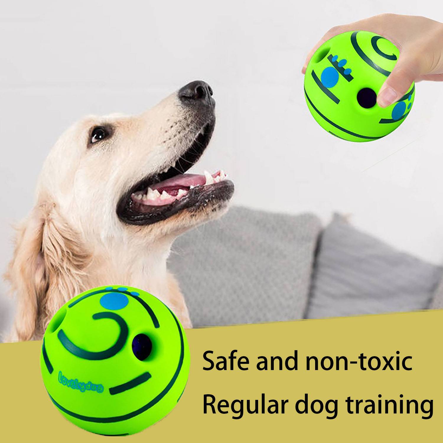 Wobble Giggle Dogs Toys Ball -Boredom Interactive 9