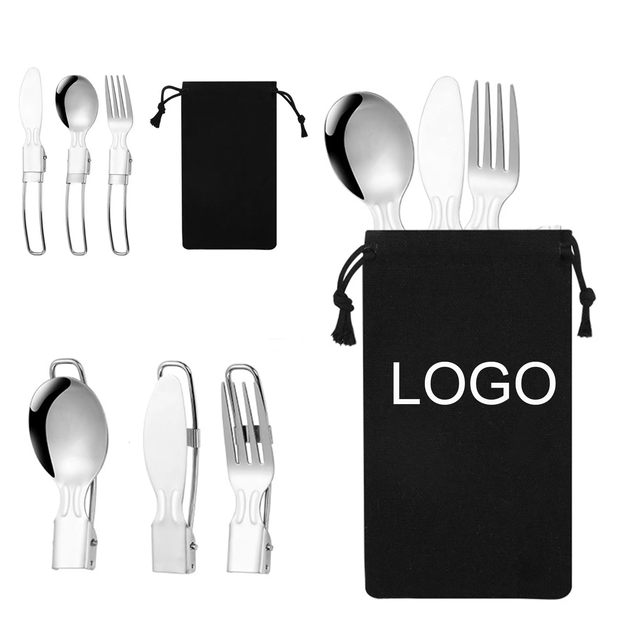 MOQ50 Folding Tableware Three-piece Set 2