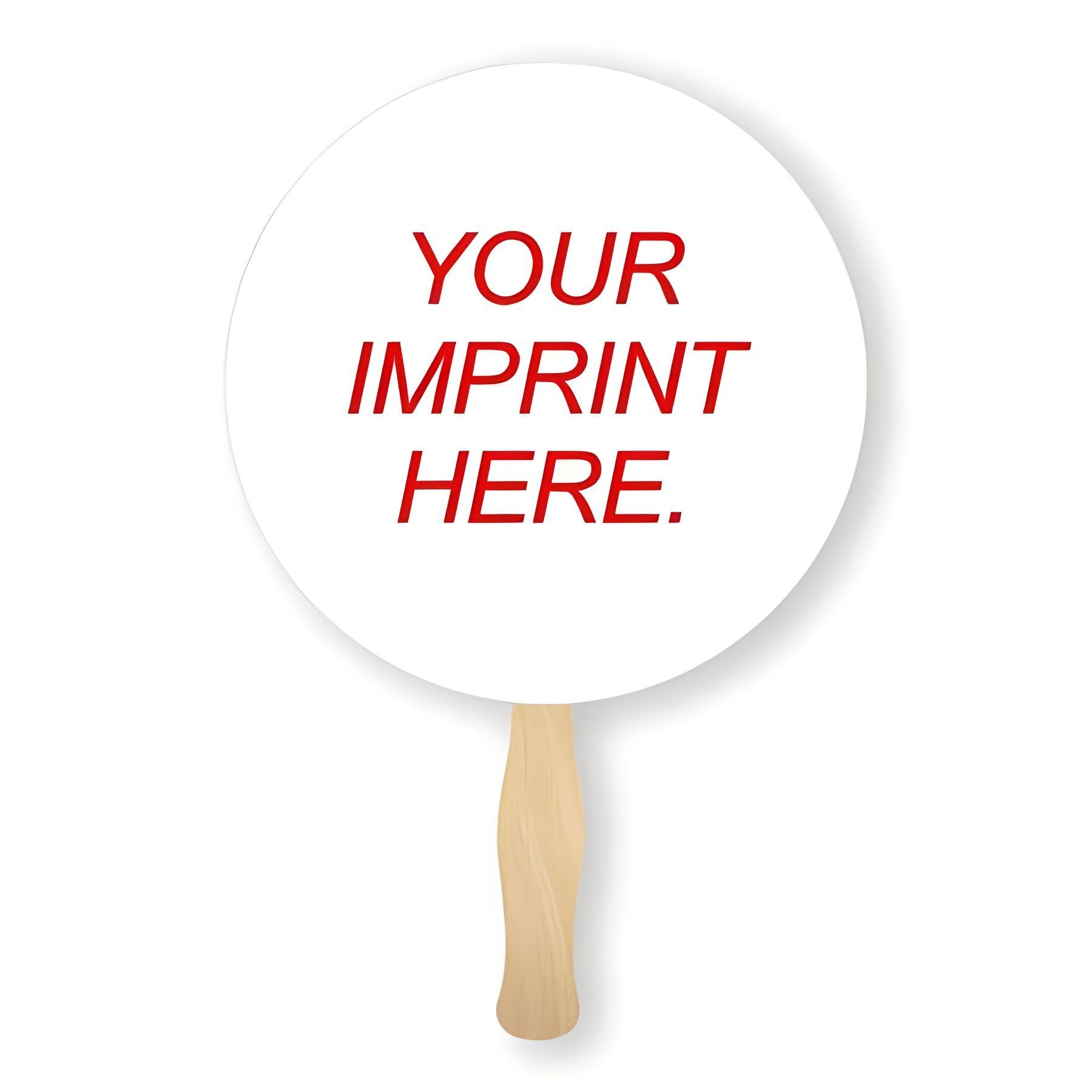 Custom Parlor And Church Hand Fan With Wooden Handle 7