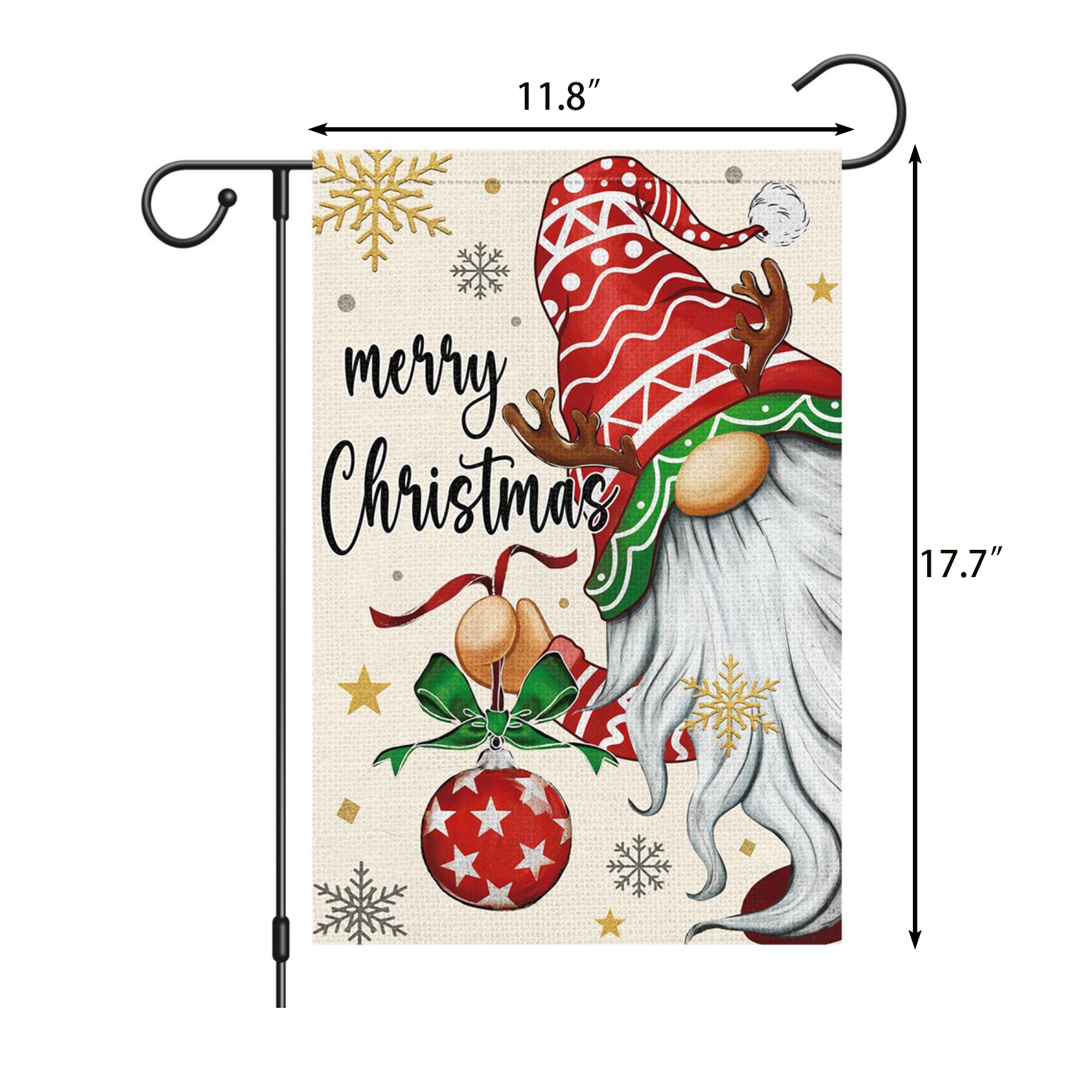 Customized Single-Sided Garden Flags For Holidays 3