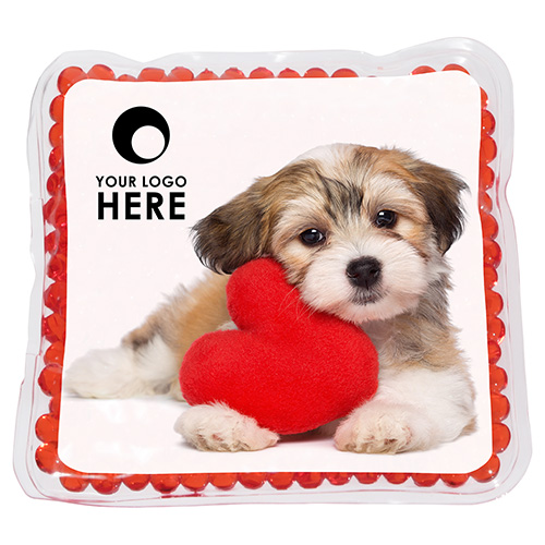 Puppy Love Square Aqua Pearls™ Hot/Cold Pack 5