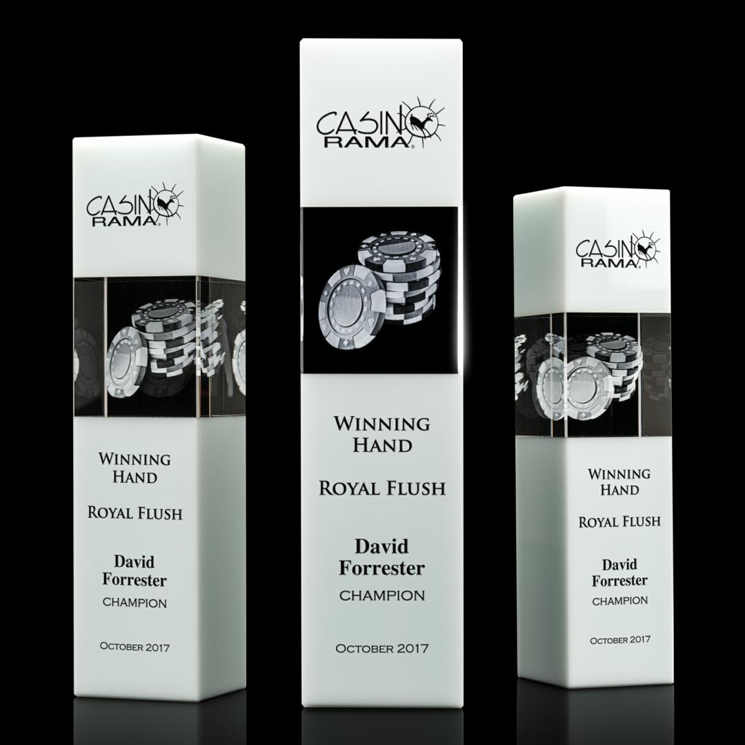 Araceli Tower 3D Award - White 4