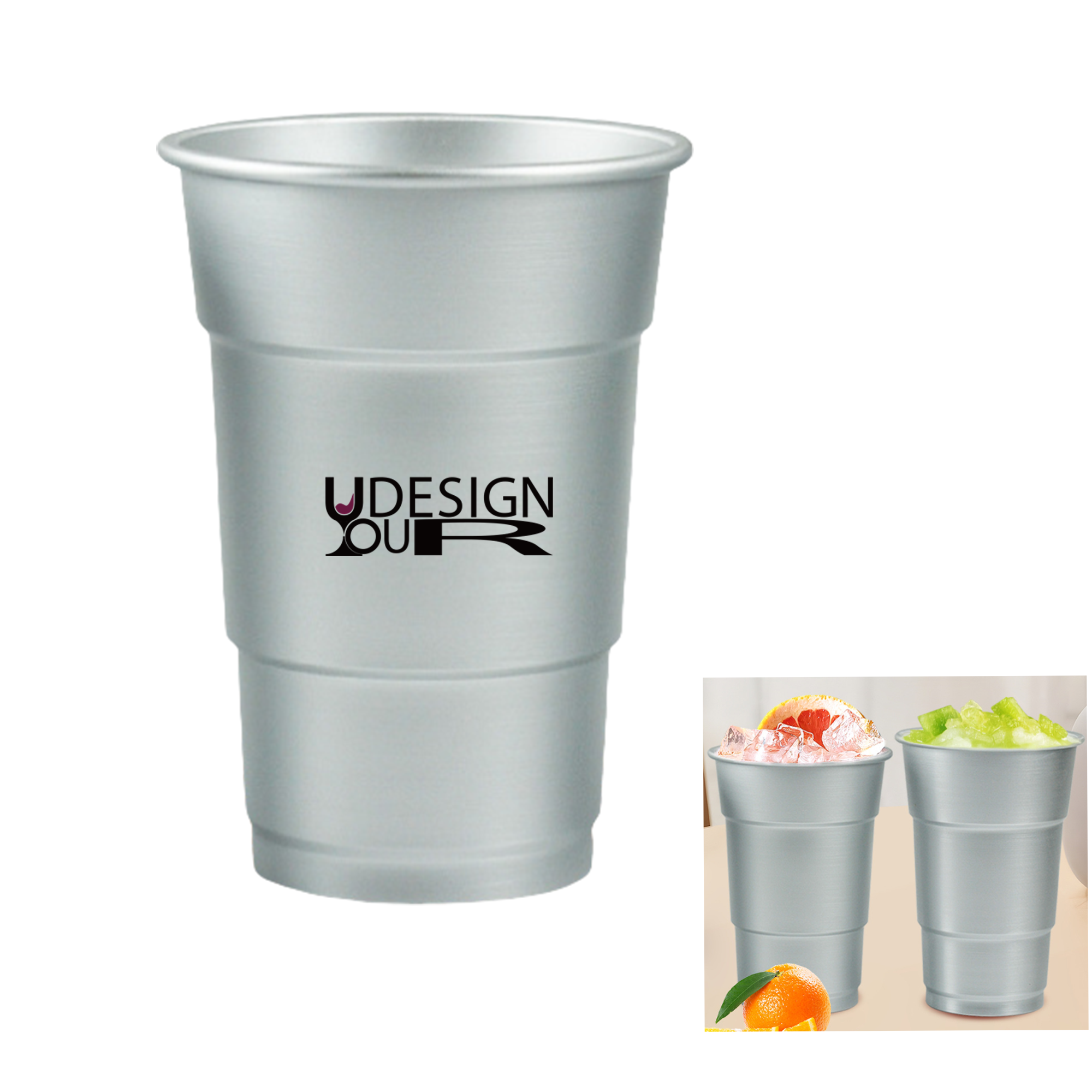 16oz Recyclable Aluminum Bear Cup MOQ100 1