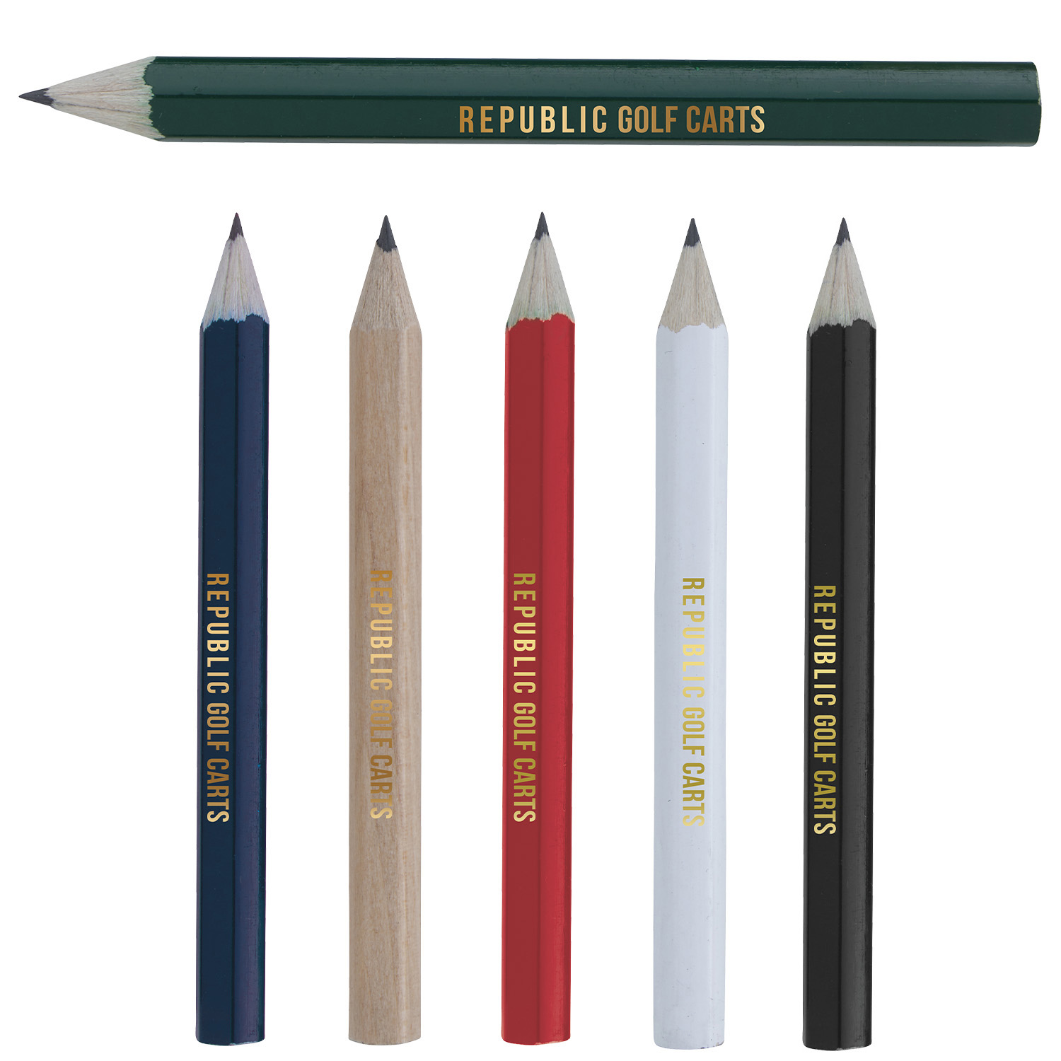 Hex Golf Pencil 10