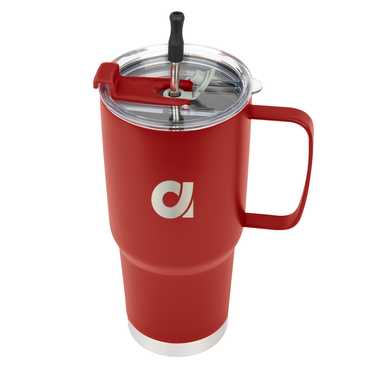 30 Oz. Lisbon Stainless Steel Tumbler With Straw 8