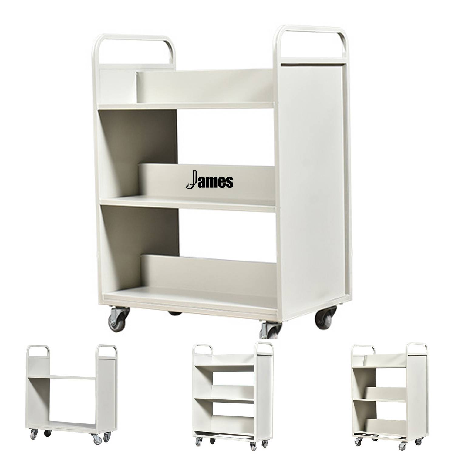 Metal Book Cart 5