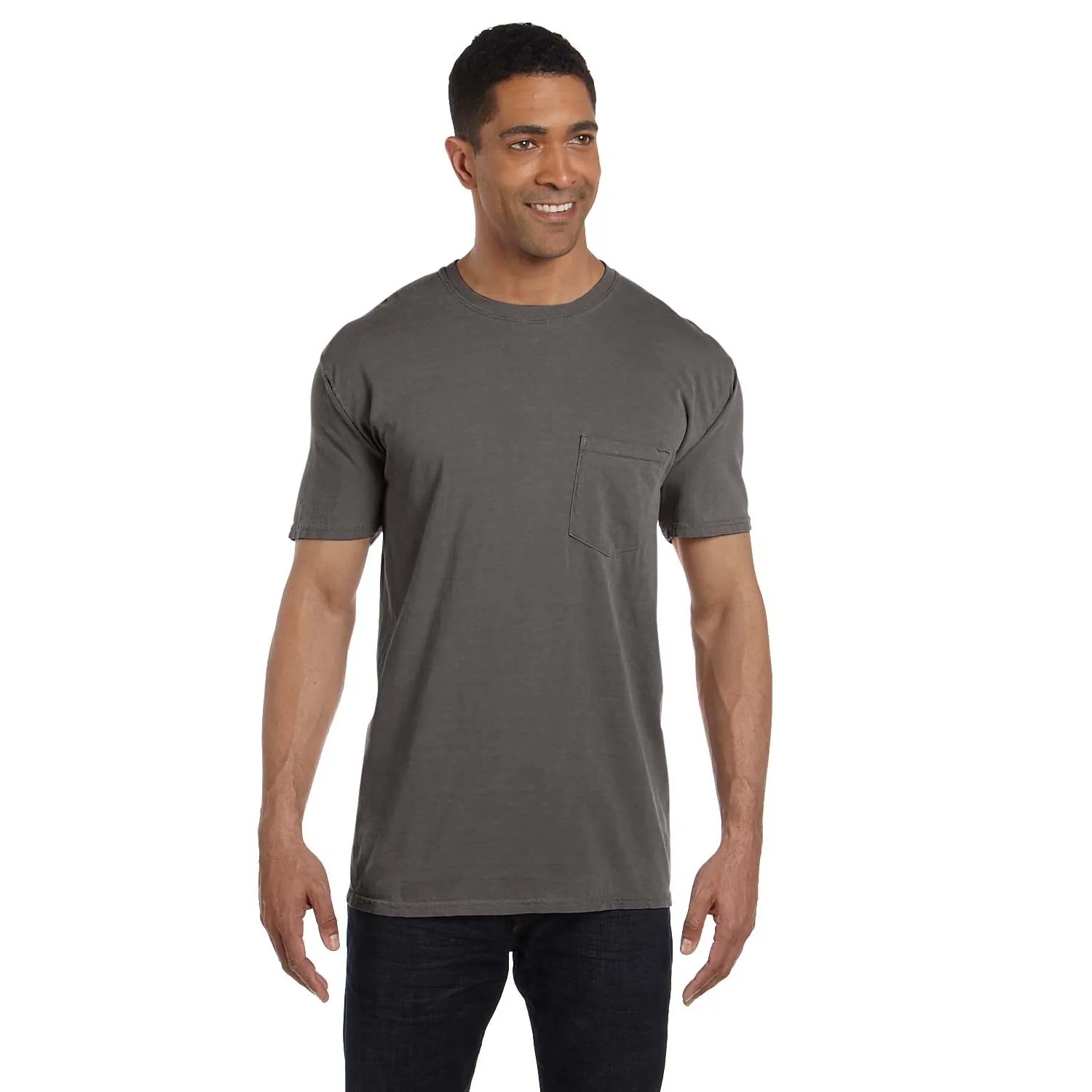 COMFORT COLORS ADULT HEAVYWEIGHT 6.1 OZ. POCKET T-SHIRT 141
