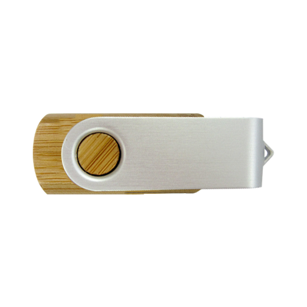 Batavia Carbonized Bamboo Swivel USB 1