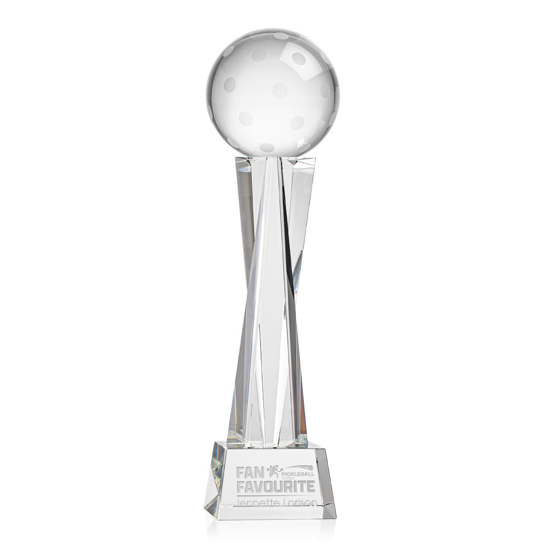 Pickleball Award on Grafton Base - Clear 8