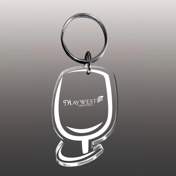 1/4" Custom Laser Etched Keychain 1