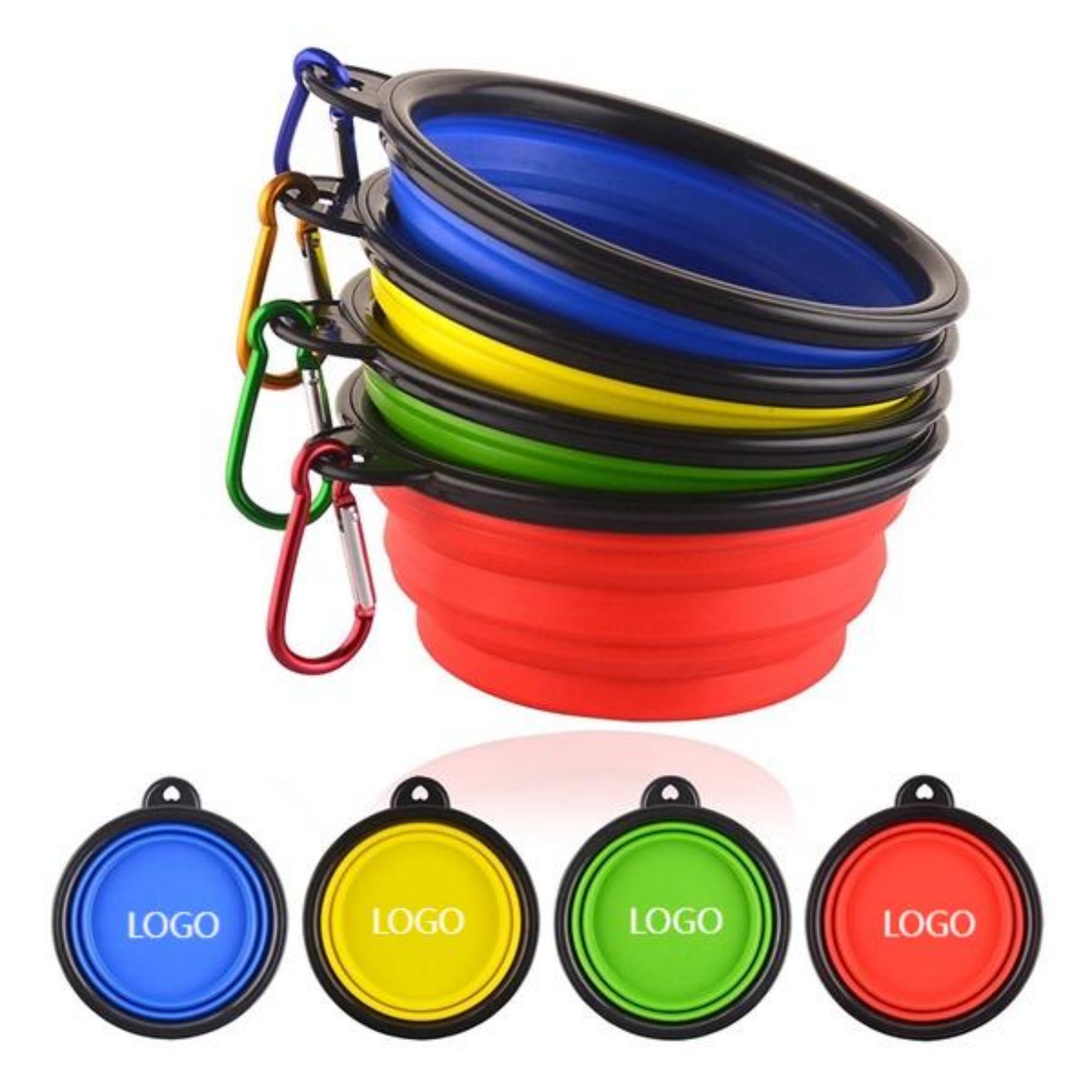 Pet Folding Bowl with Keychain 2