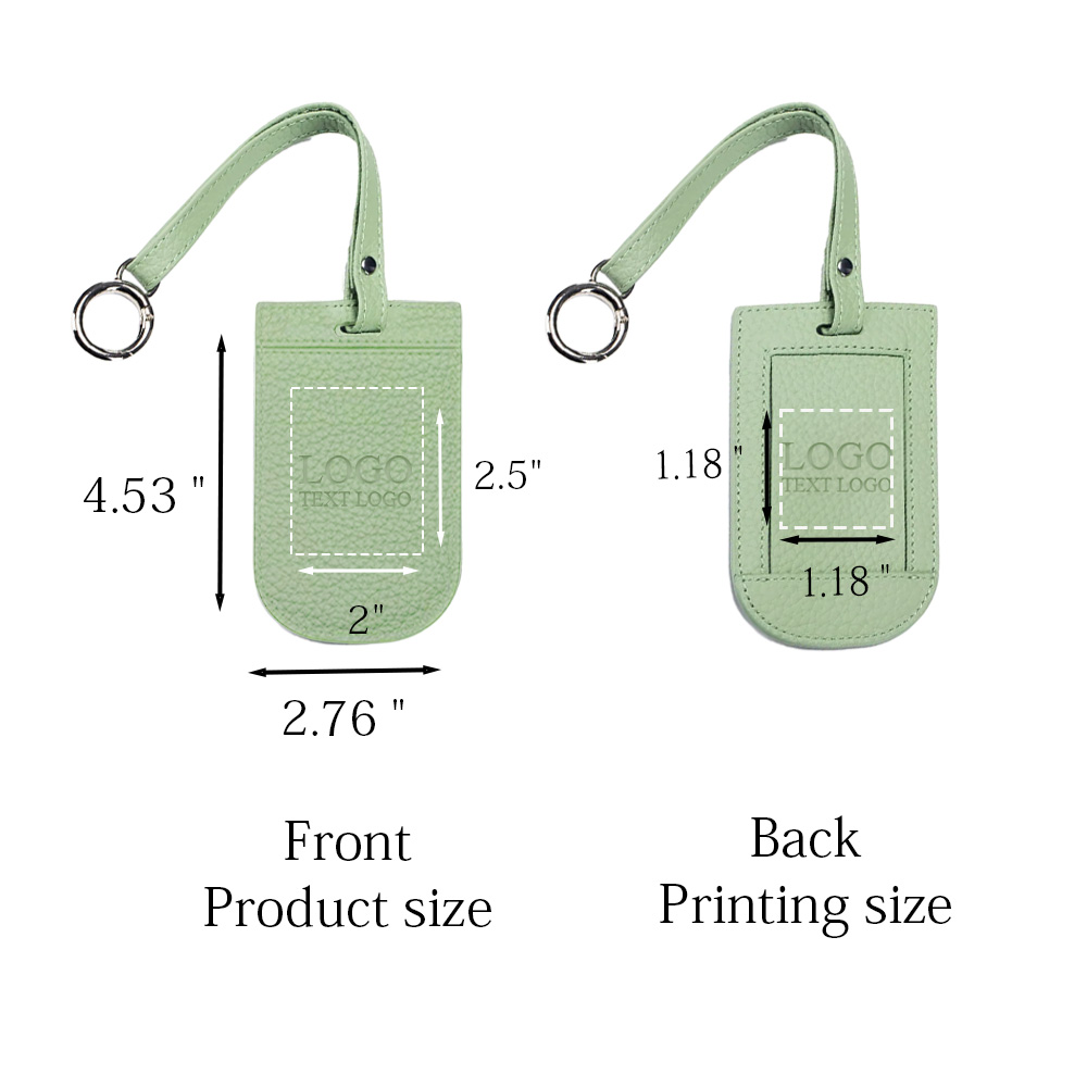 Flap Leather Luggage Tag With Metal Buckle 6