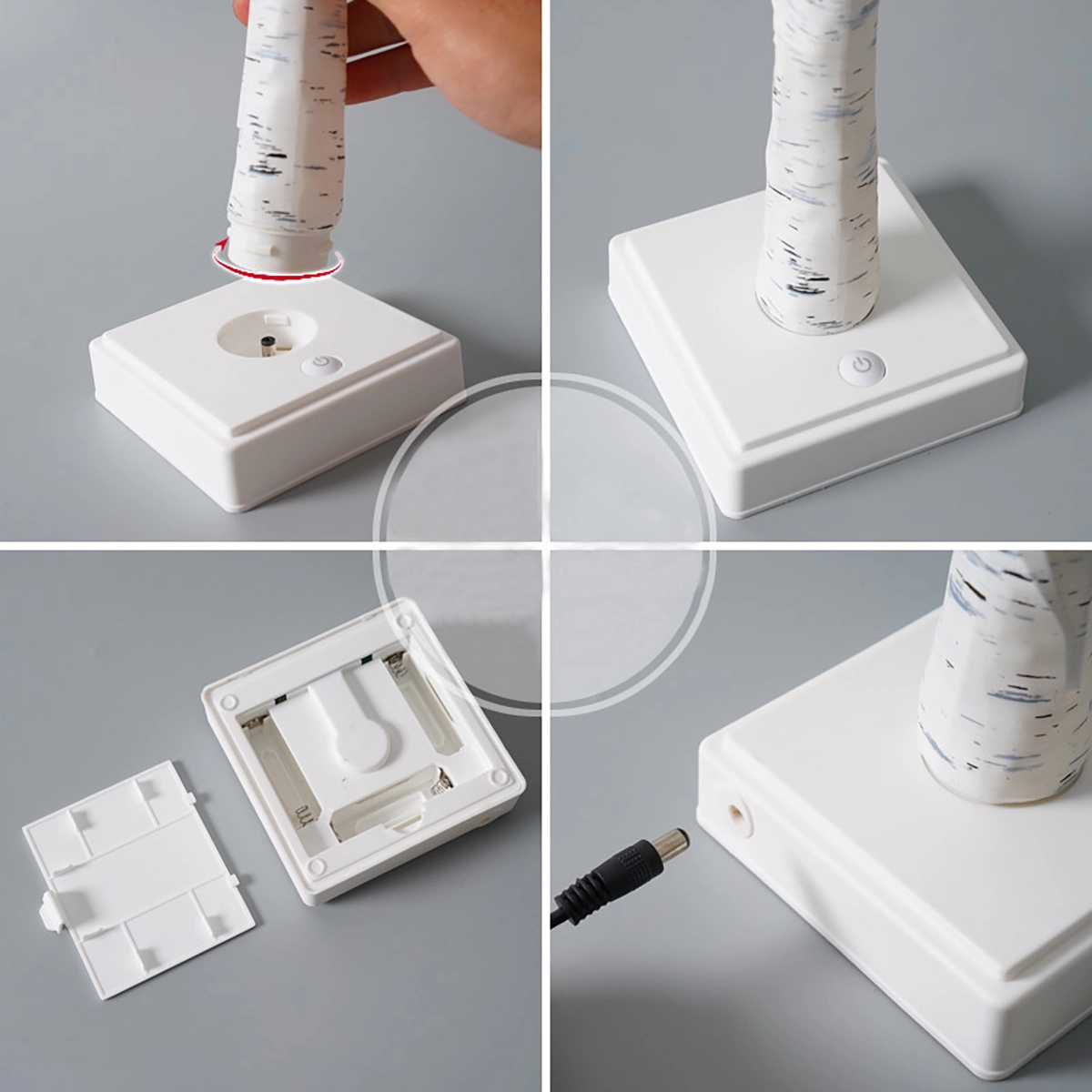 Led Battery Birch Tree 2
