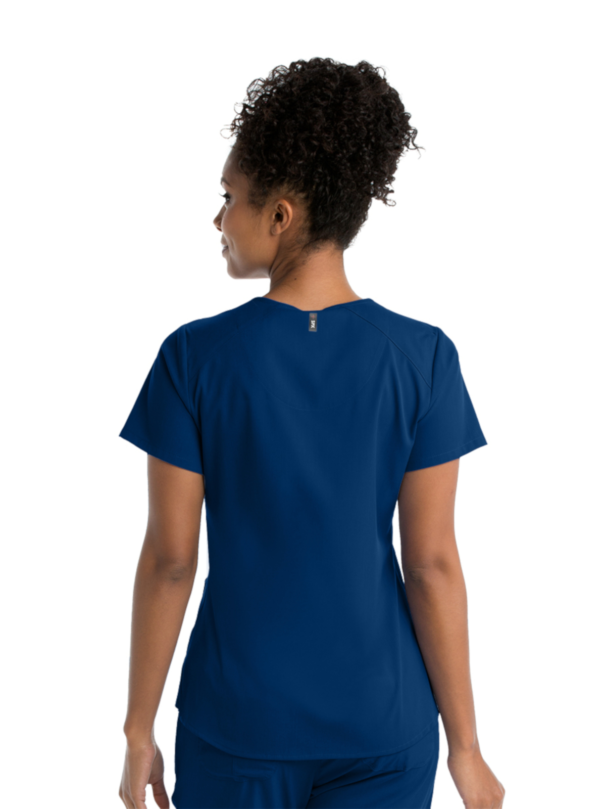 Grey's Anatomy Spandex Stretch - Women's Four-Pocket V-Neck Emma Scrub Top 5