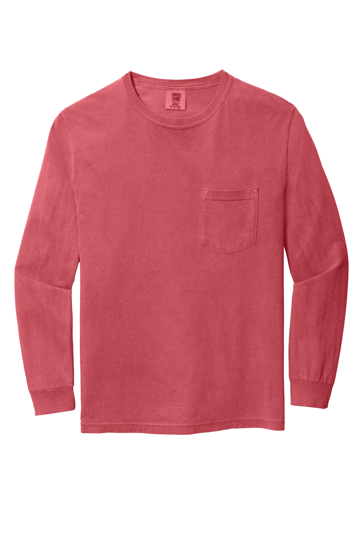 COMFORT COLORS Heavyweight Ring Spun Long Sleeve Pocket Tee. 4410 54