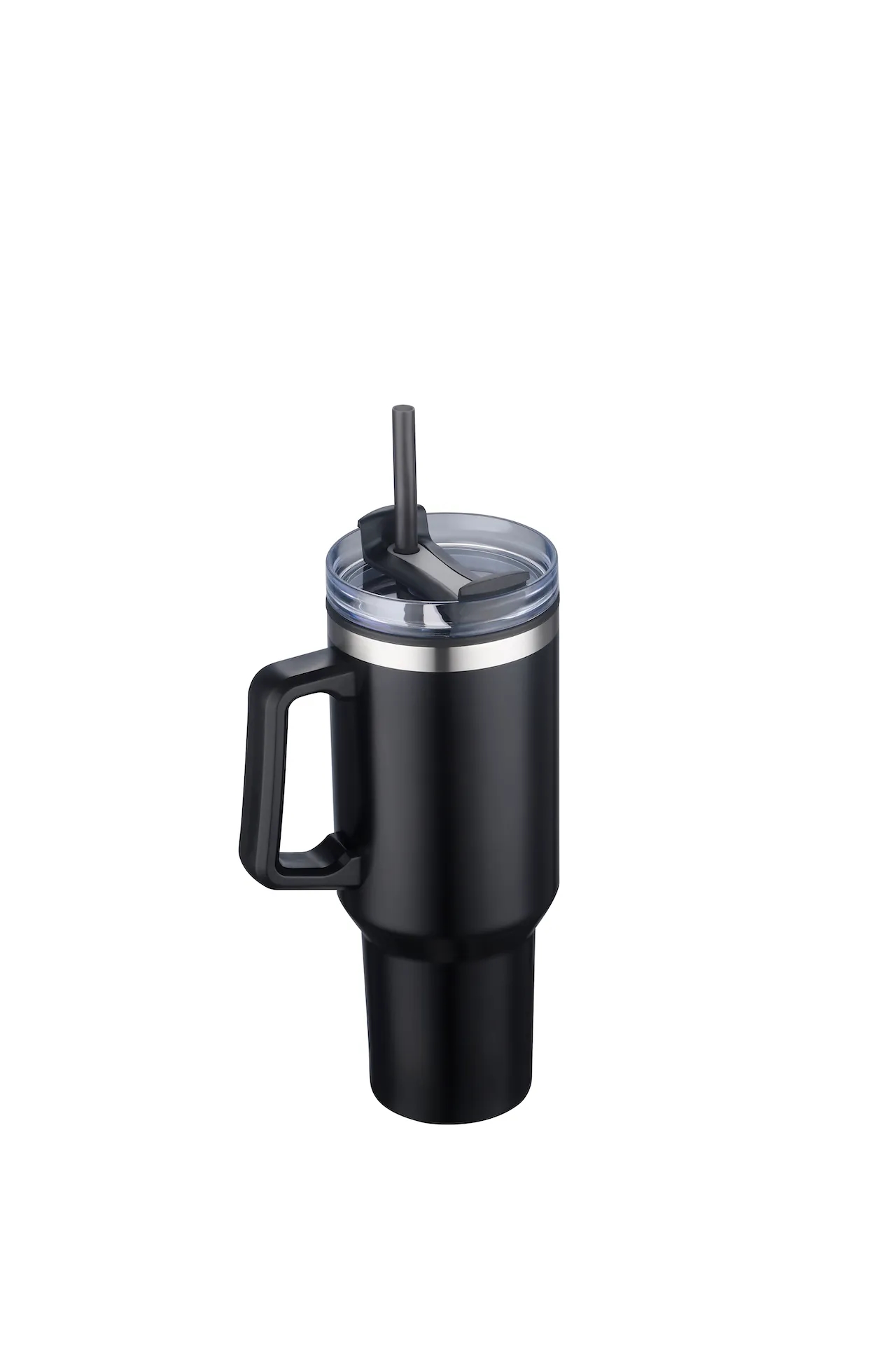 40oz Insulated Travel Mug w/ Handle and Straw