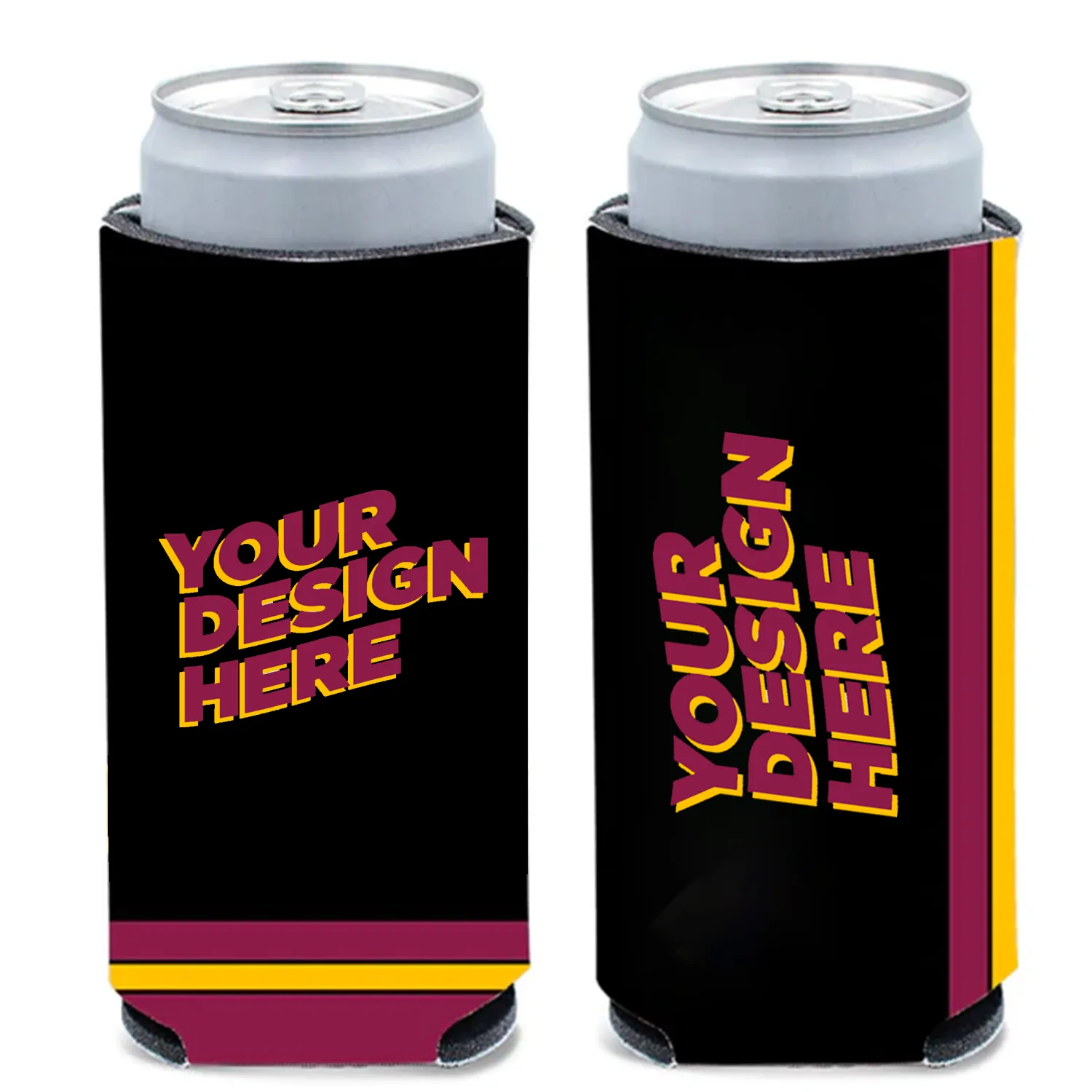 Full Color Sublimated Slim Can Cooler 2