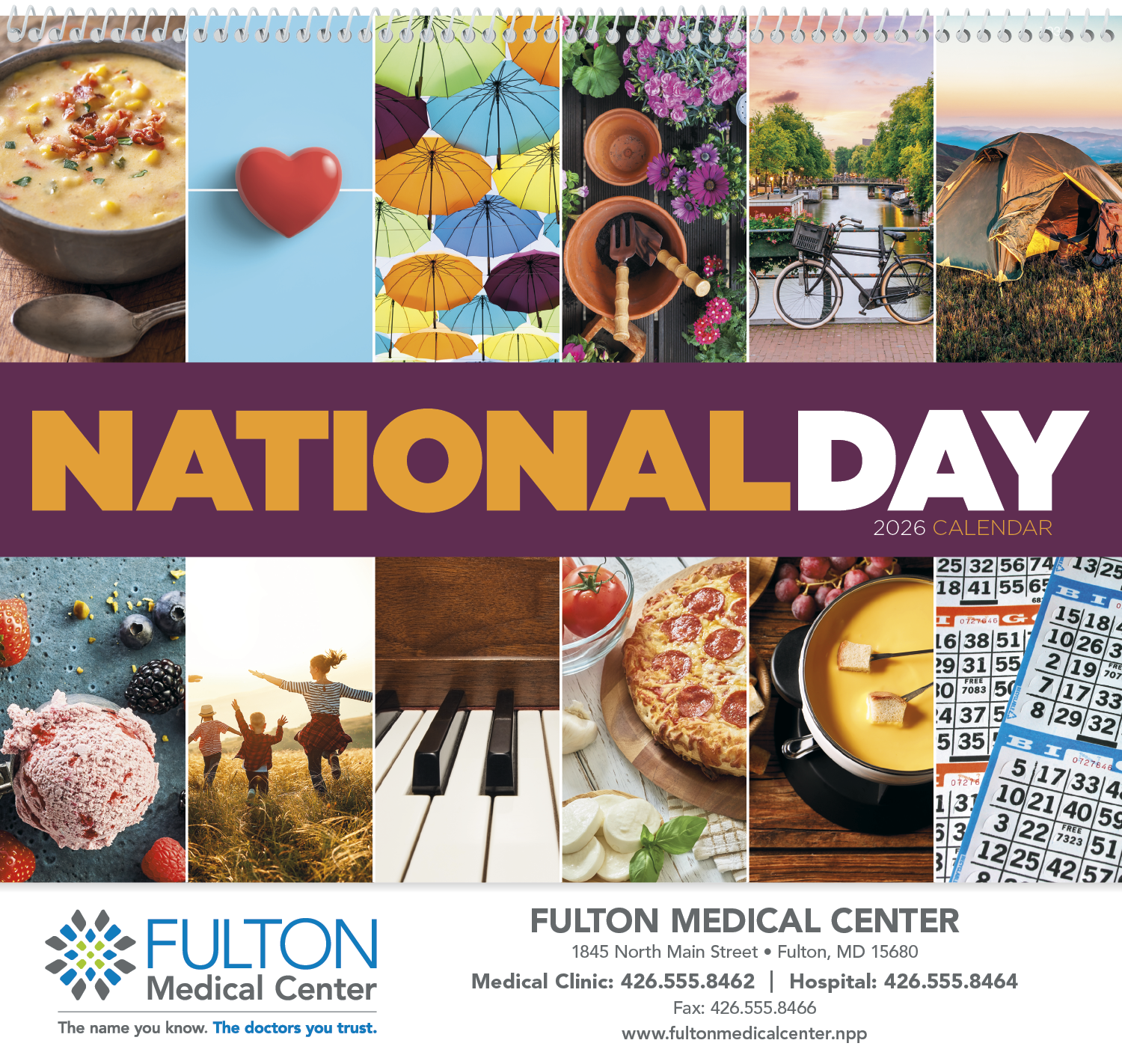 Good Value™ National Day - Spiral Calendar 17