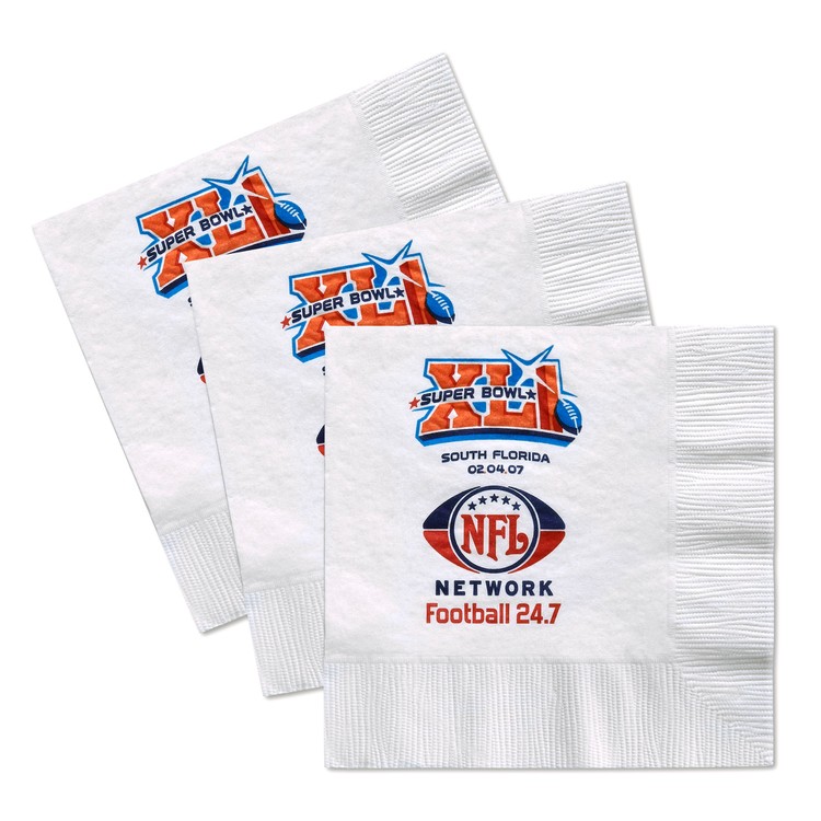 3-Ply, White Facial-grade Beverage Napkin 1