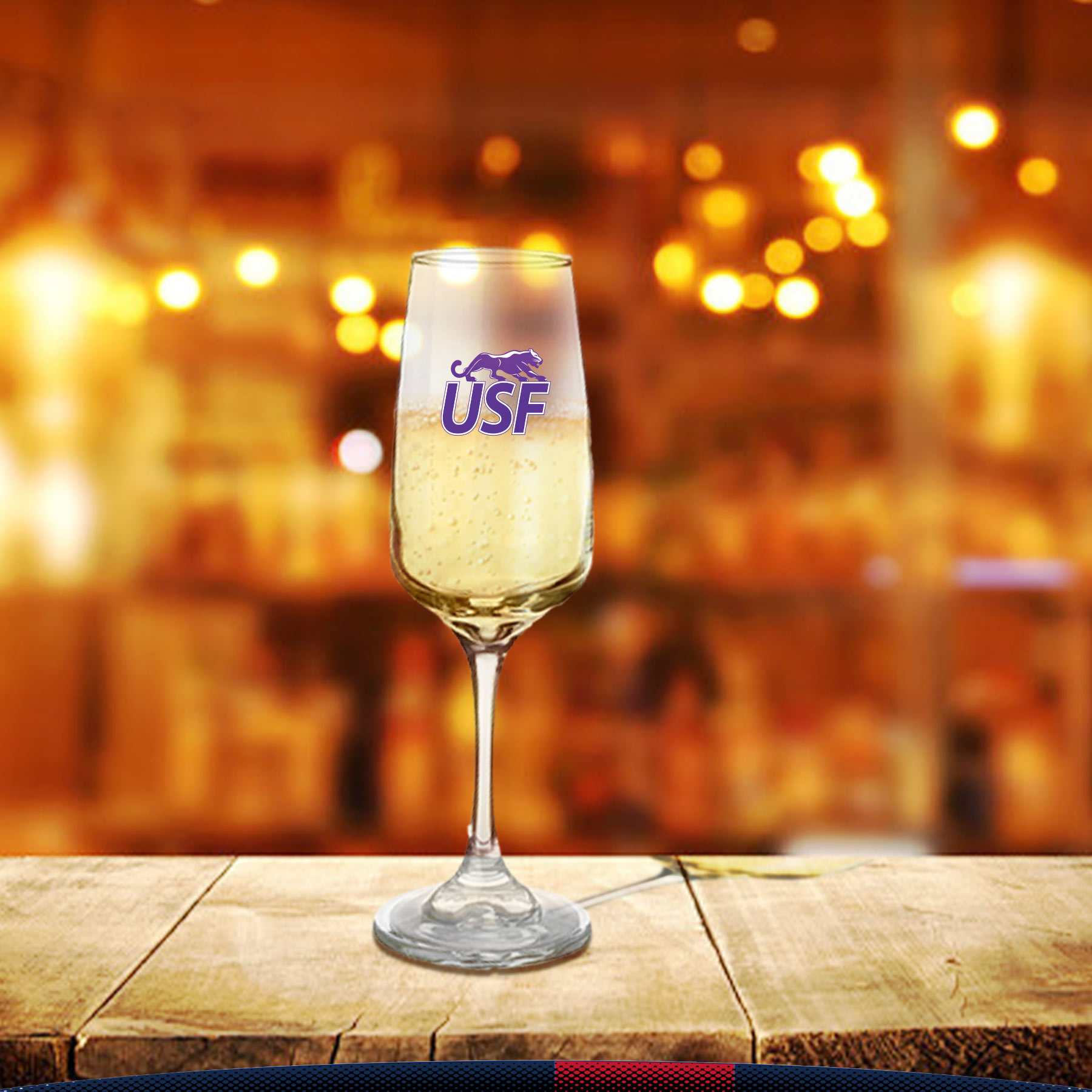 7 oz. Clear Champagne Flutes 10