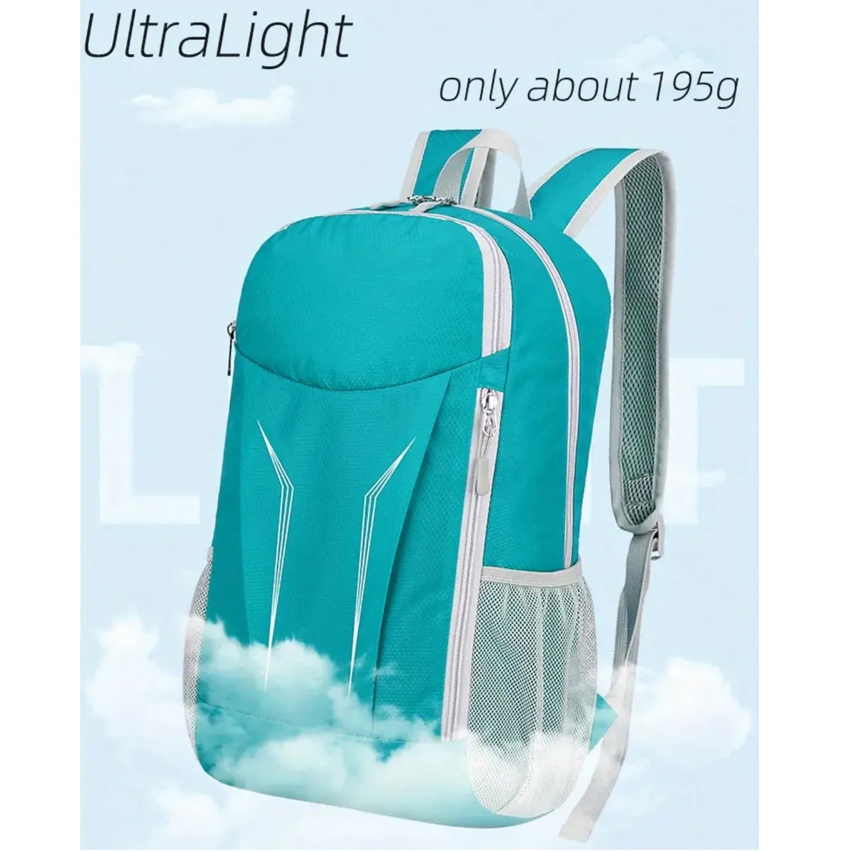 Large Capacity Waterproof Lightweight Travel Fold Backpack 3