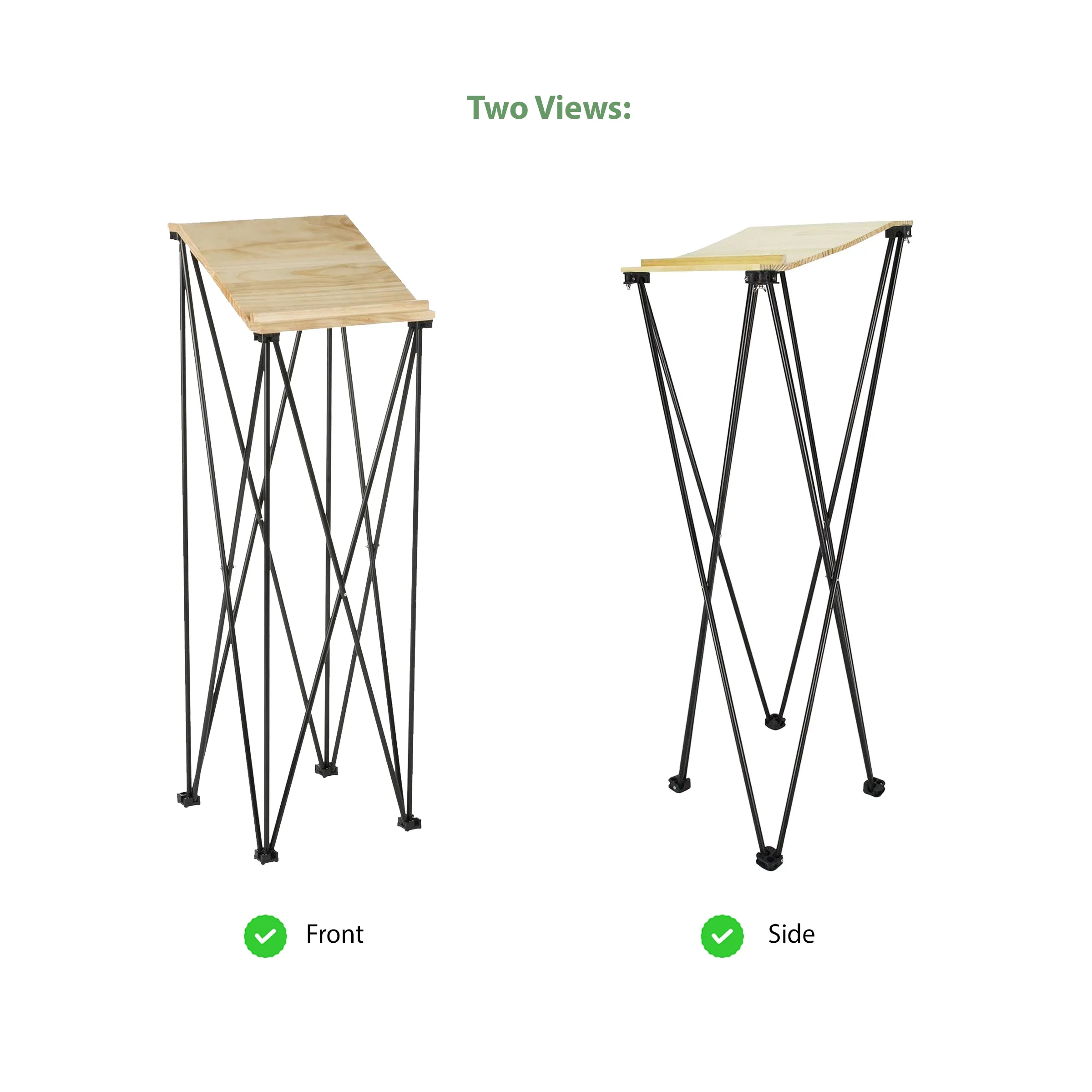 Angled Portable Podium - Hardware 6