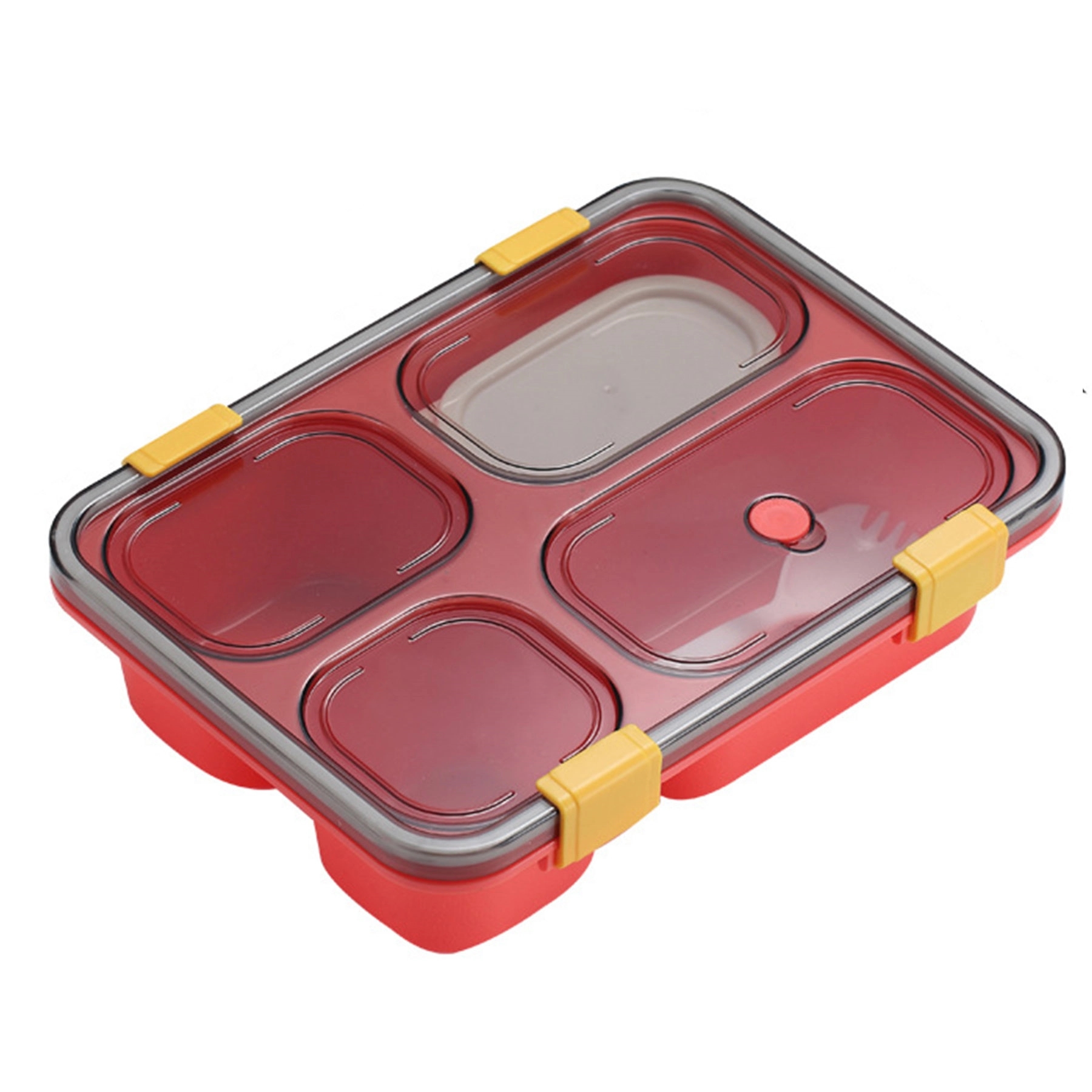4 Compartment Containers Bento Box With Lids 3
