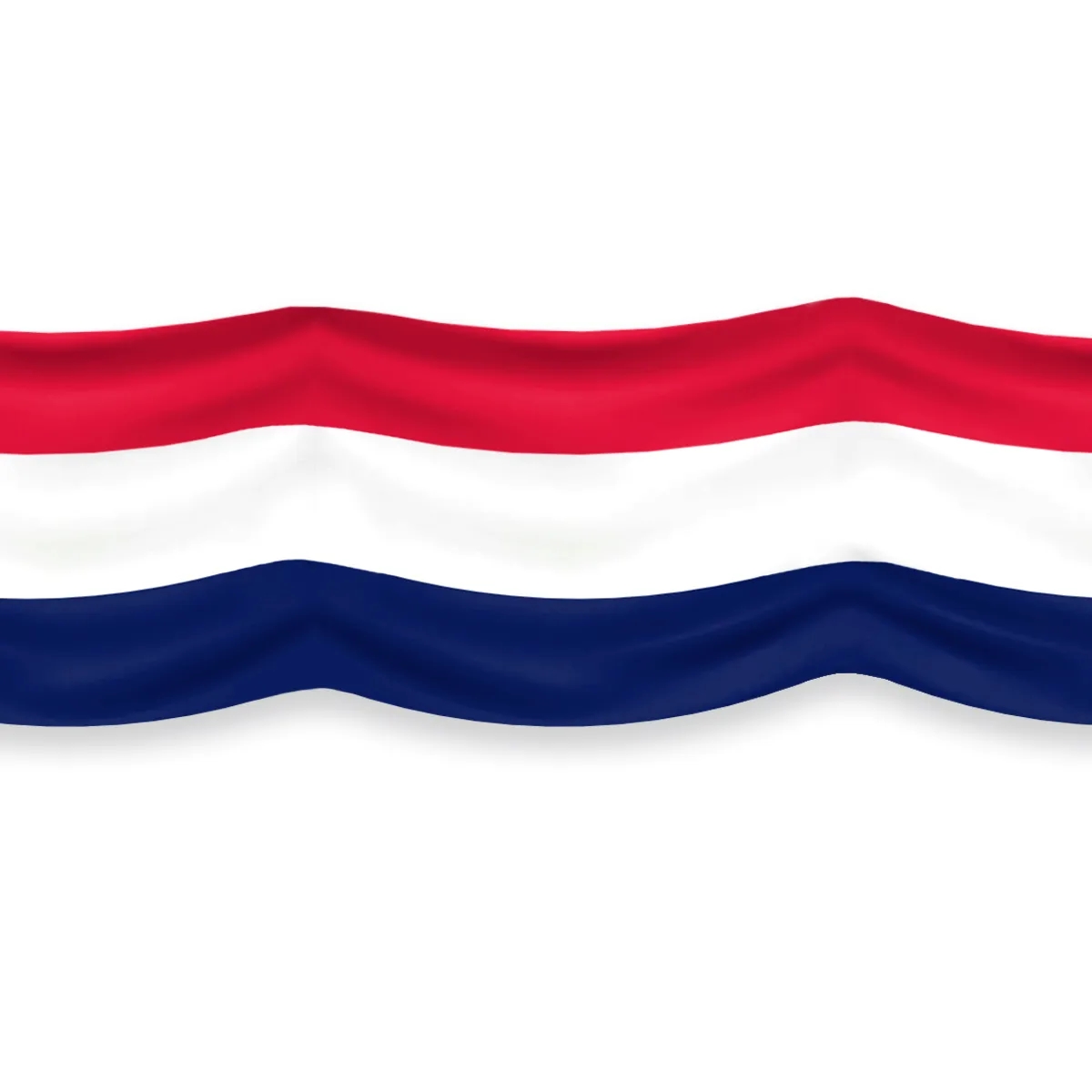 Printed USA 36" Wide Bunting 3 Stripes 2