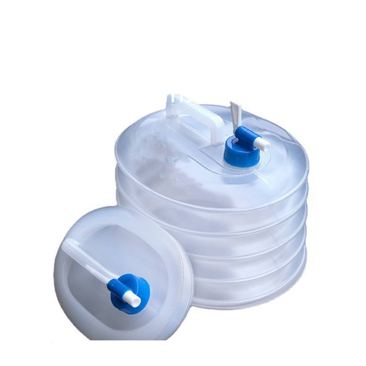 350oz Foldable Portable Water Container with Tap for Camping 3
