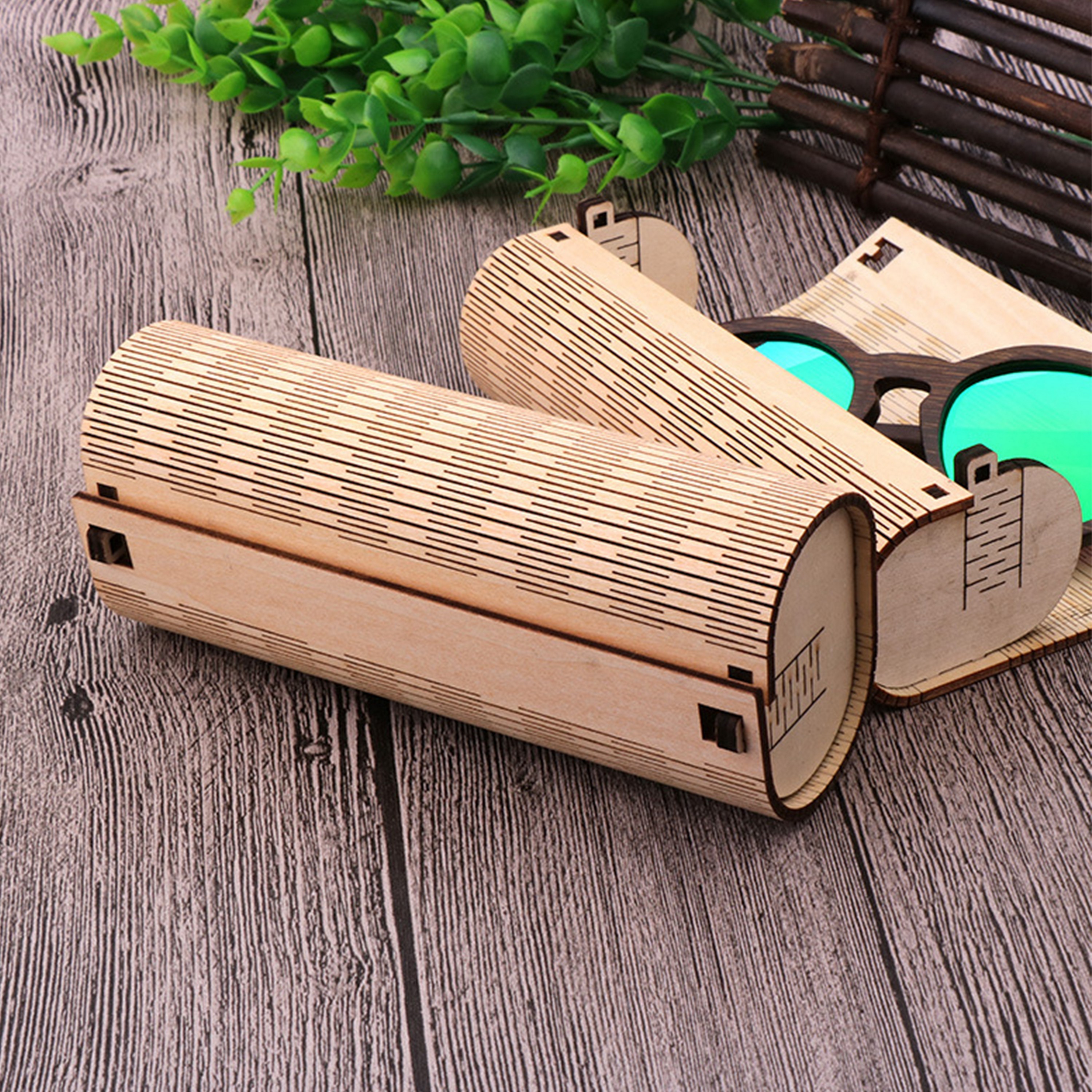Fashion Wood Sunglasses Case 3