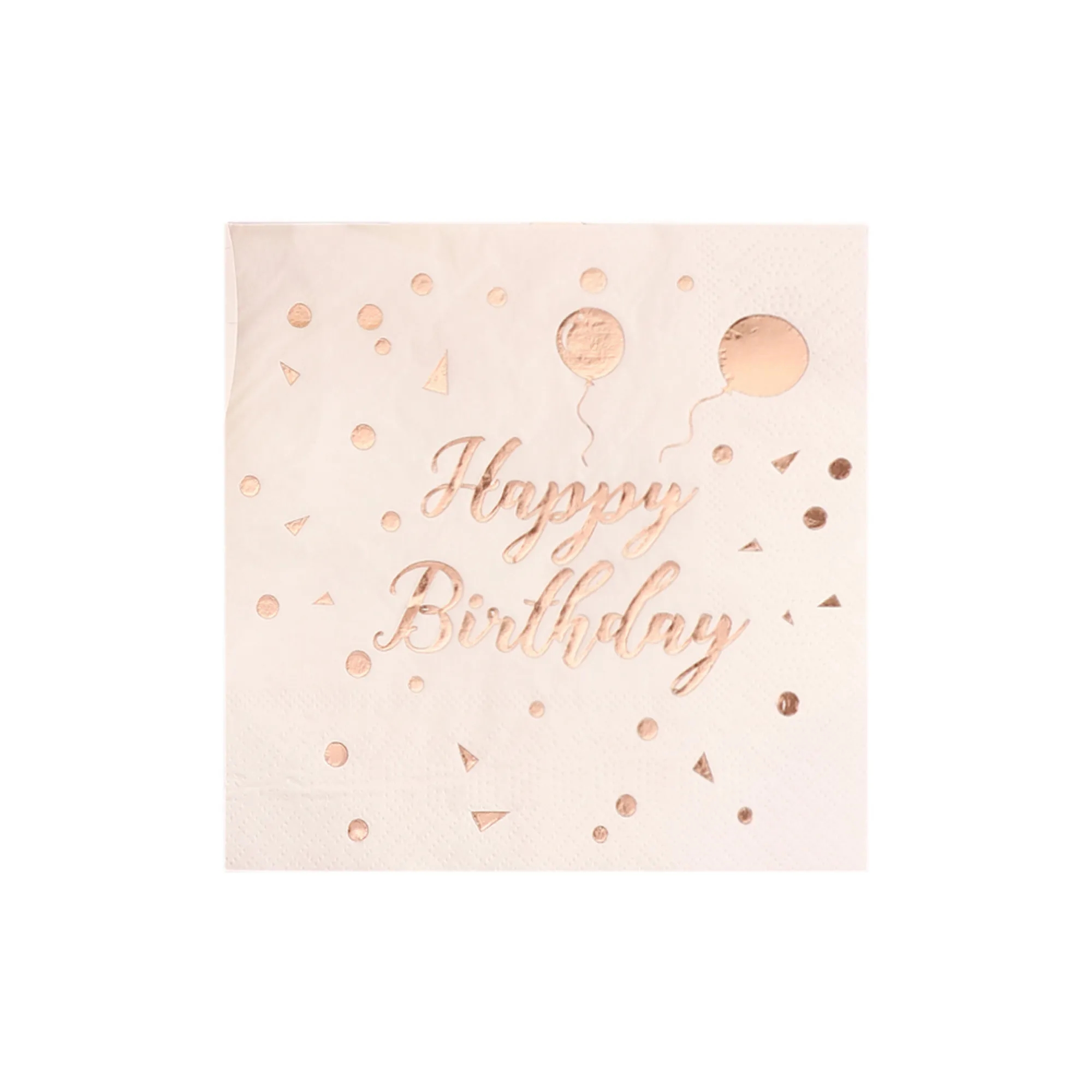 5" x 5" 2-Ply All-over Printing Beverage Napkins 1