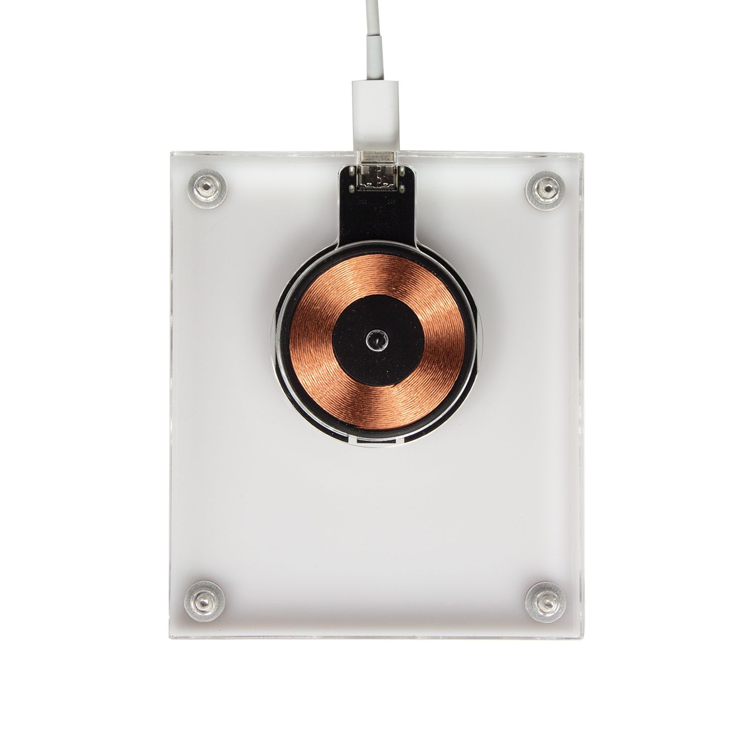 Clear Acrylic 15 Watt Wireless Charger 1