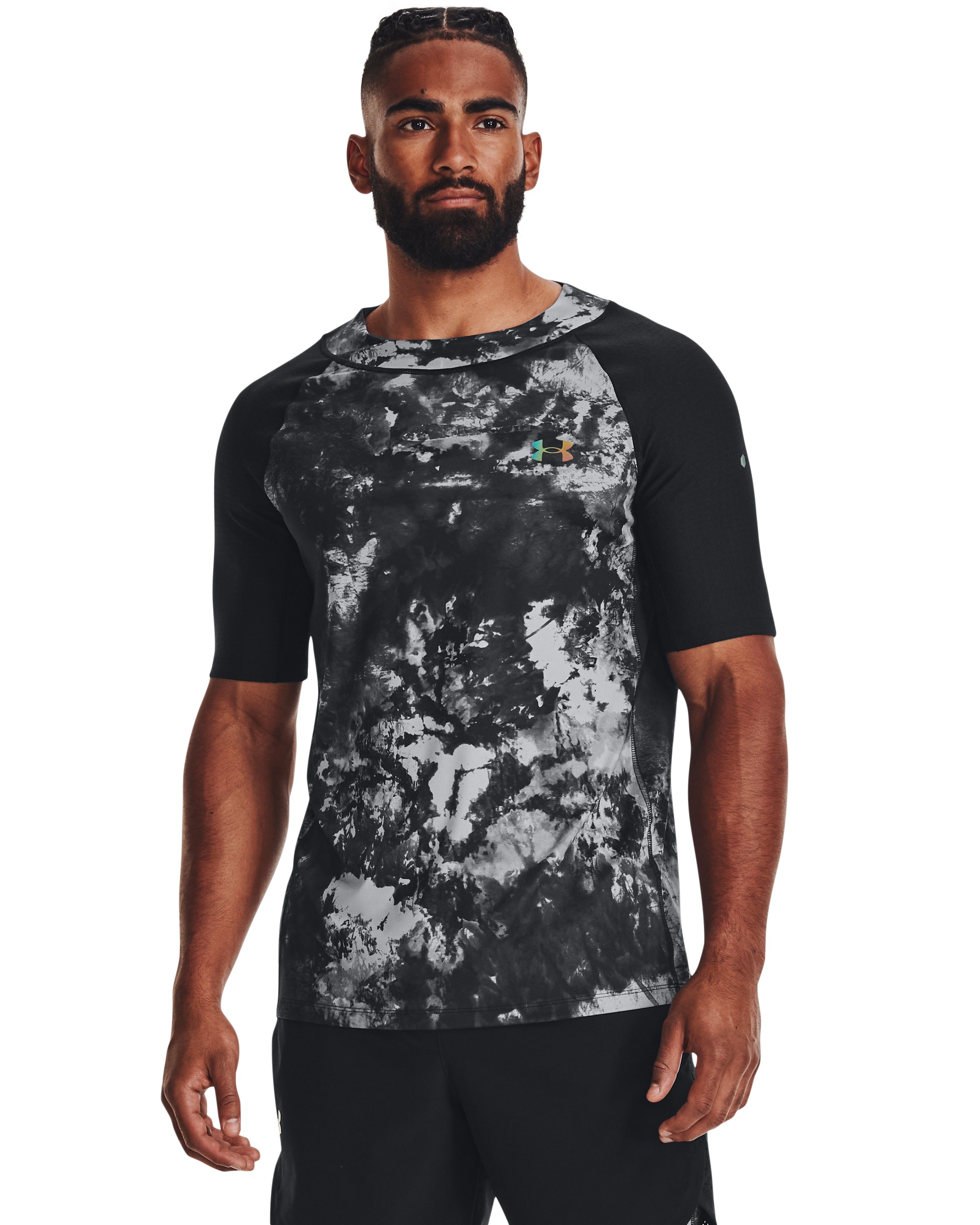 Men's UA RUSH SmartForm Printed Short Sleeve  1