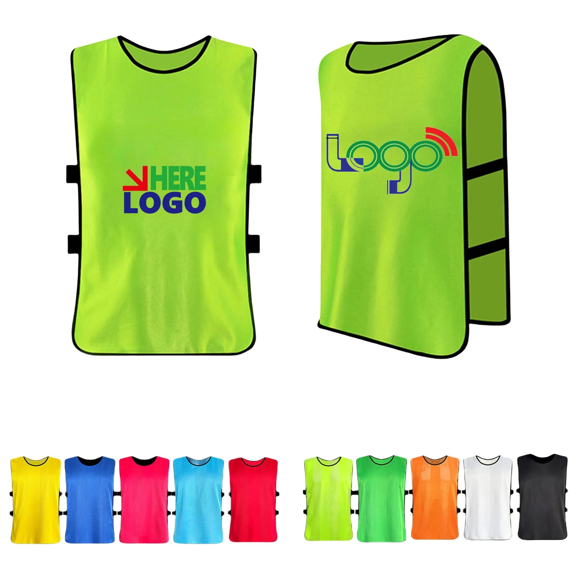 Vests Soccer Pennies For Sports Adult Kids MOQ20