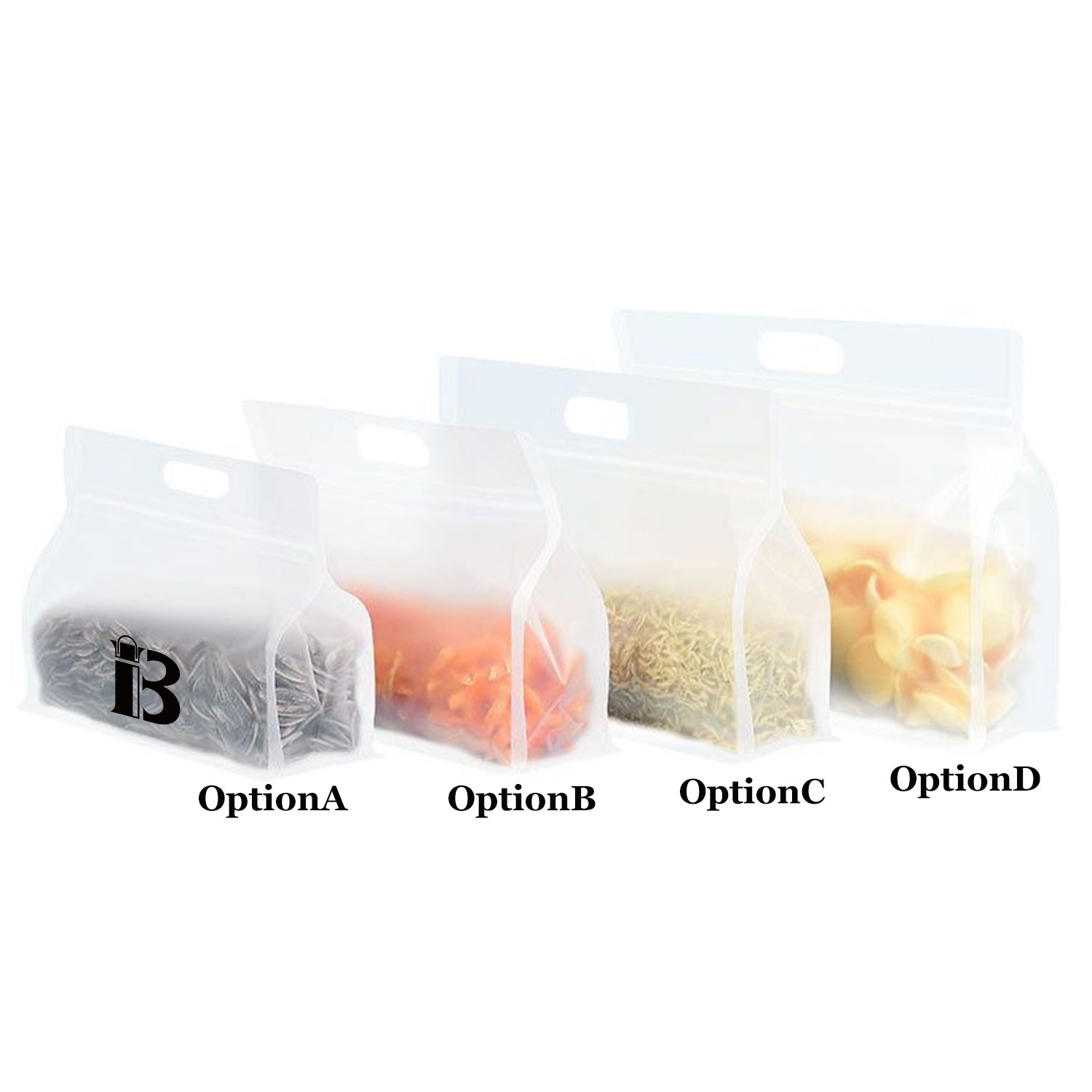 Food-Grade Matte Self-Sealing Bags For Food Storage