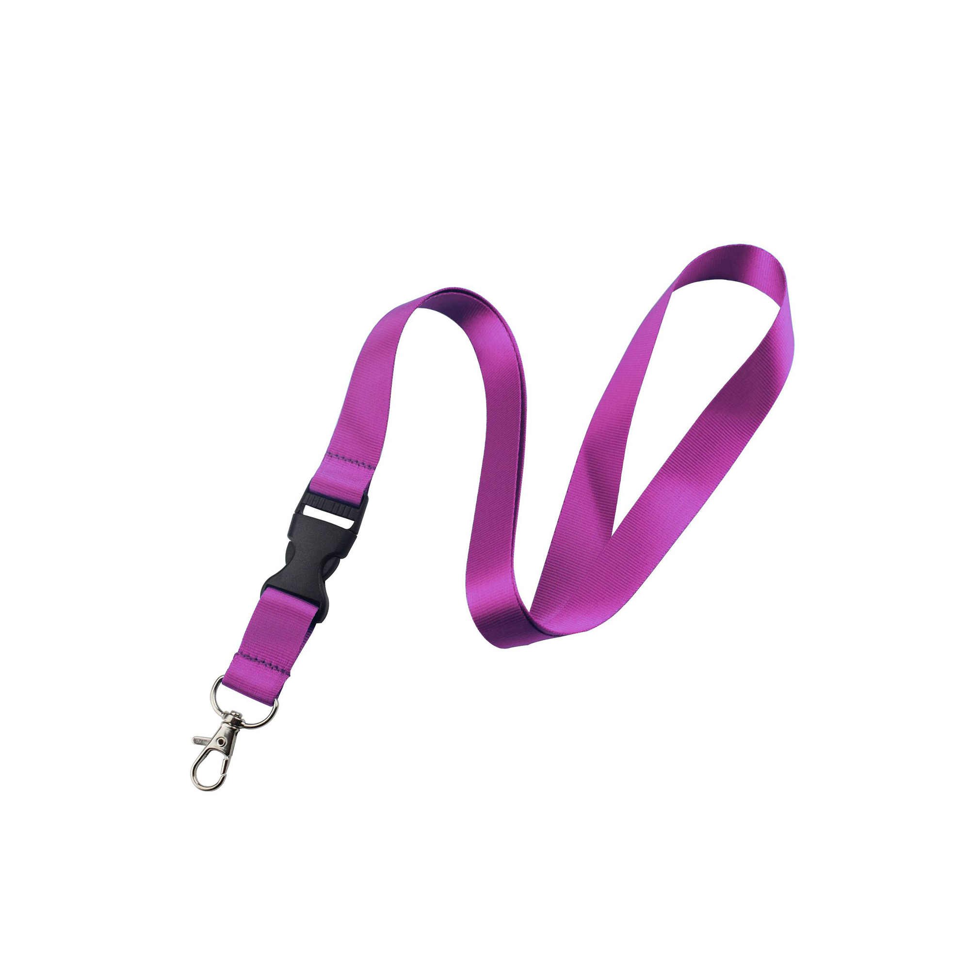 3/4" Custom Polyester Detachable Buckle Lanyard 6