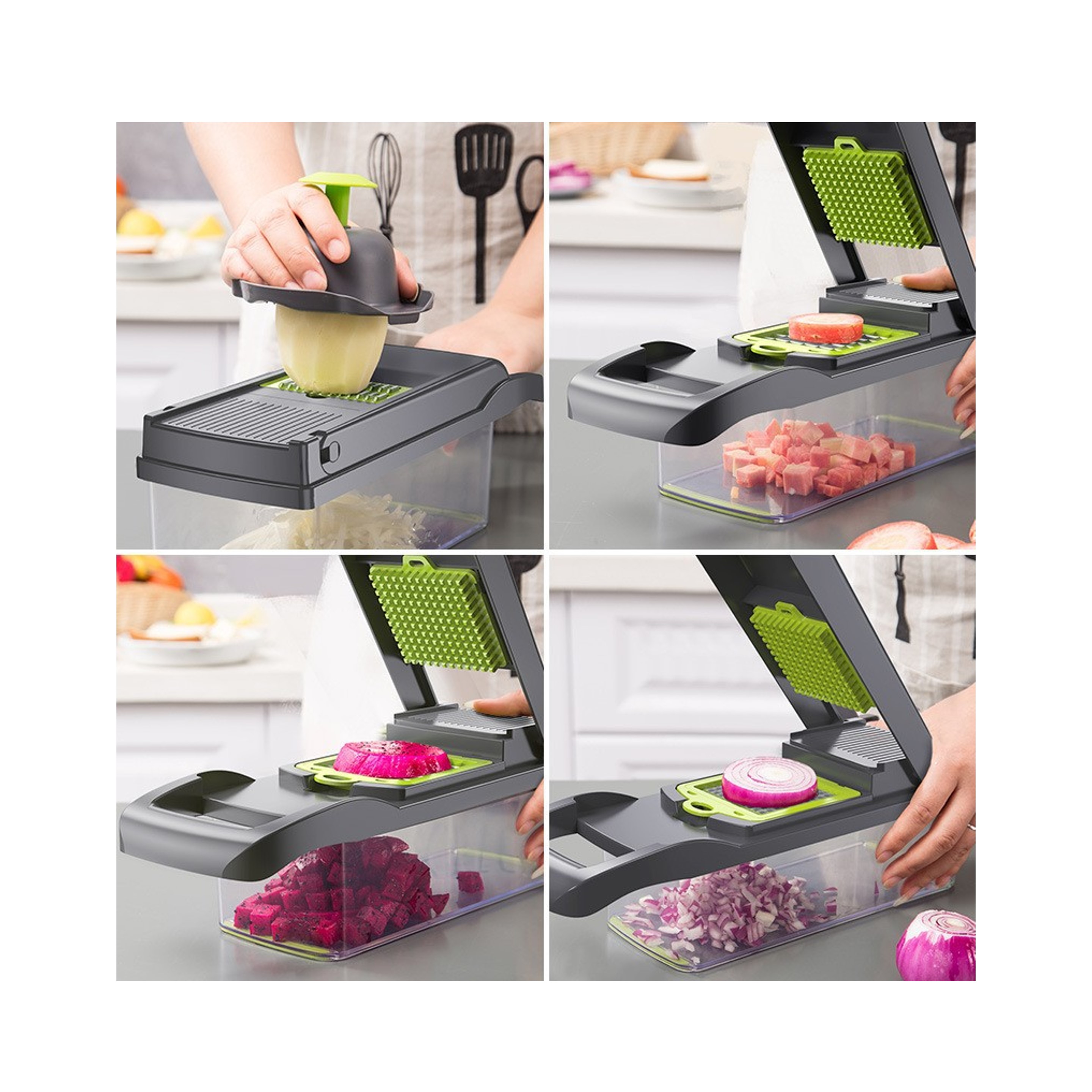 16pcs Vegetable Chopper with Container (direct import) 1
