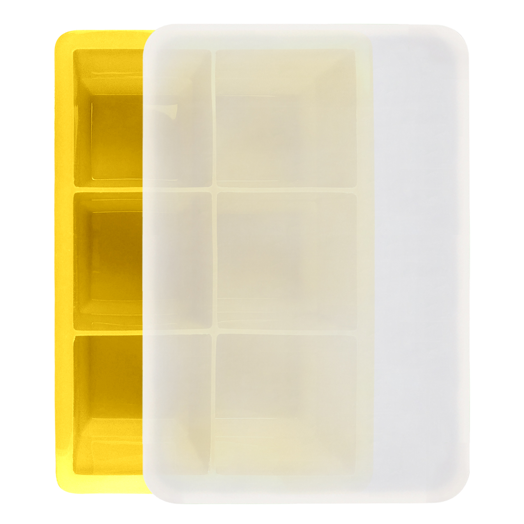 6 Flexible Silicone Ice Cube Trays 8