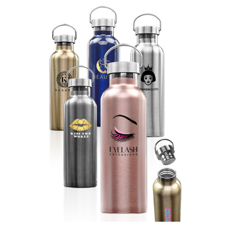 25 oz. Stainless Steel Canteen Water Bottle, custom water bottle with logo imprint 2