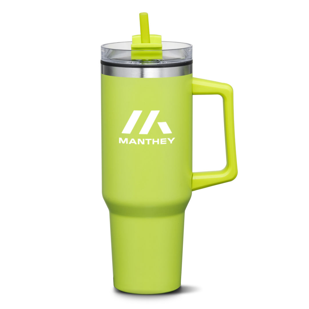 Benidorm Handle Travel Mug w/Straw - 40oz 51