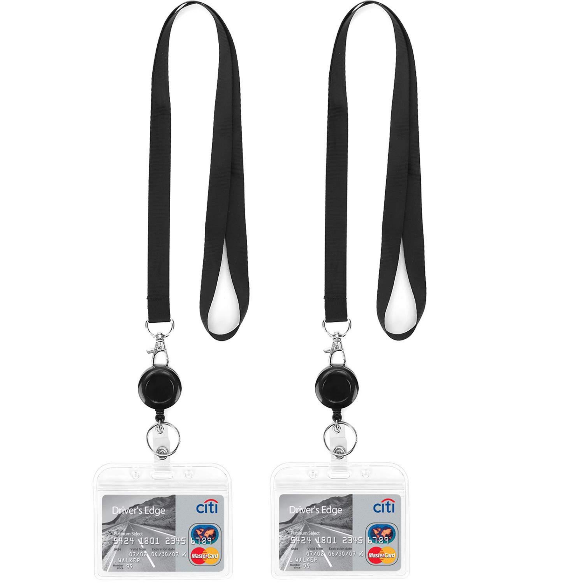 Retractable Lanyard With ID Card Holder 2
