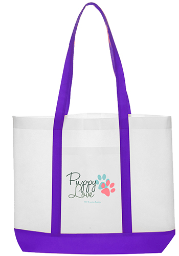 Trim Color Non-Woven Tote Bags 9