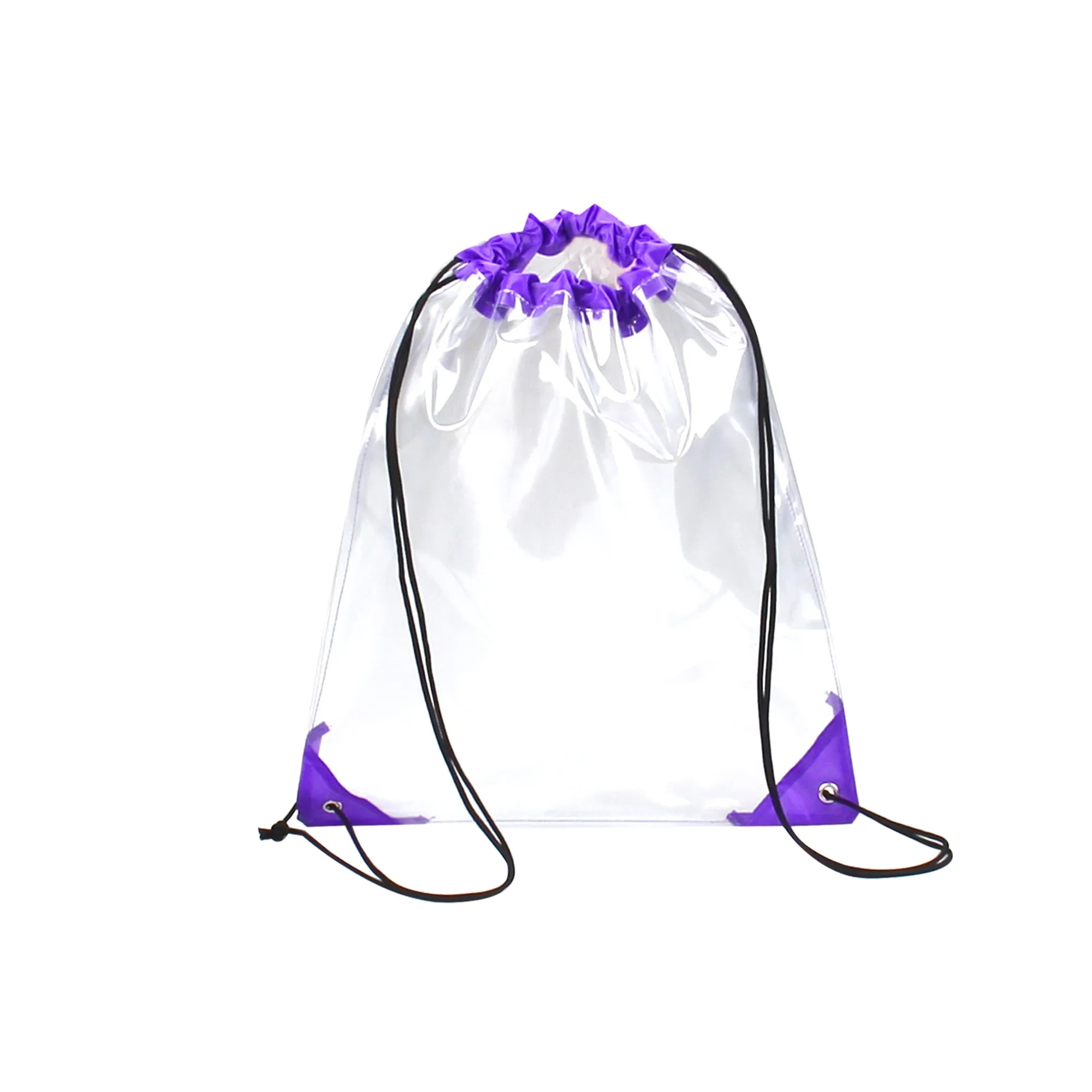 Waterproof Clear Plastic Drawstring Backpack 1