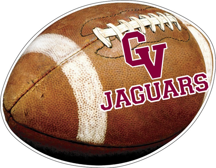 Custom 6.00" x 4.45" Football Car Magnet 3