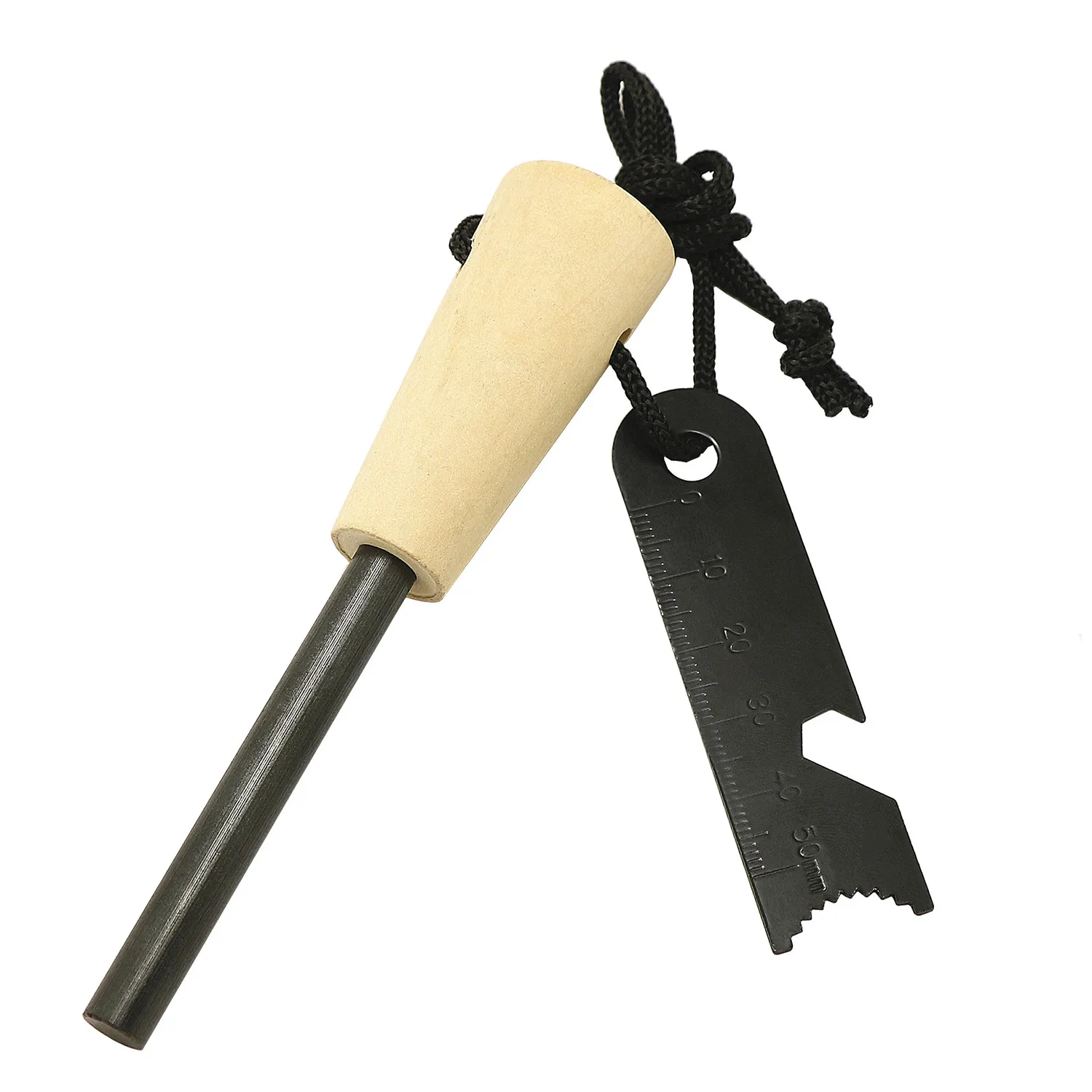 Camping Magnesium Rod With Compass 4