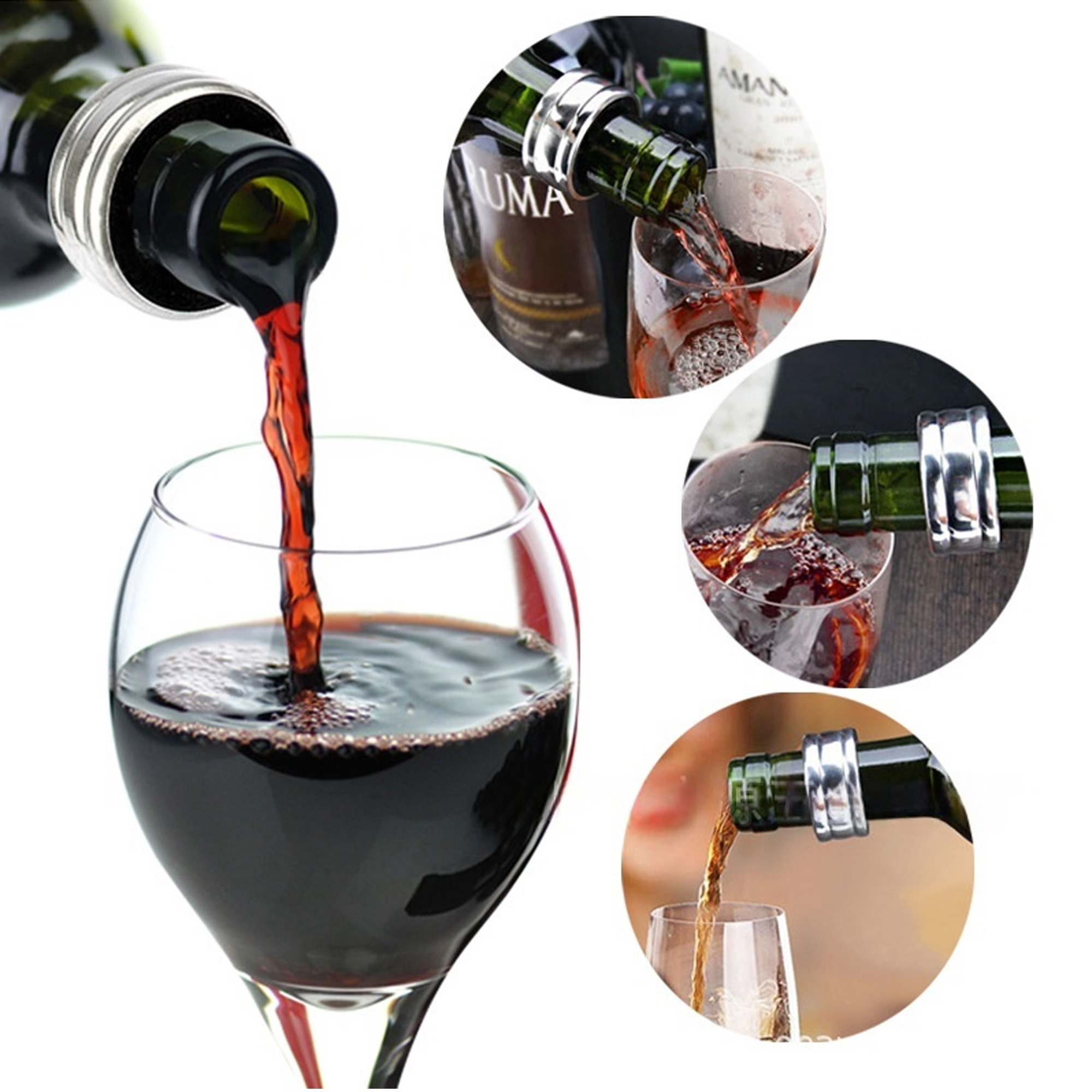 Wine Barrel 5-Piece Wine Tool Set 4