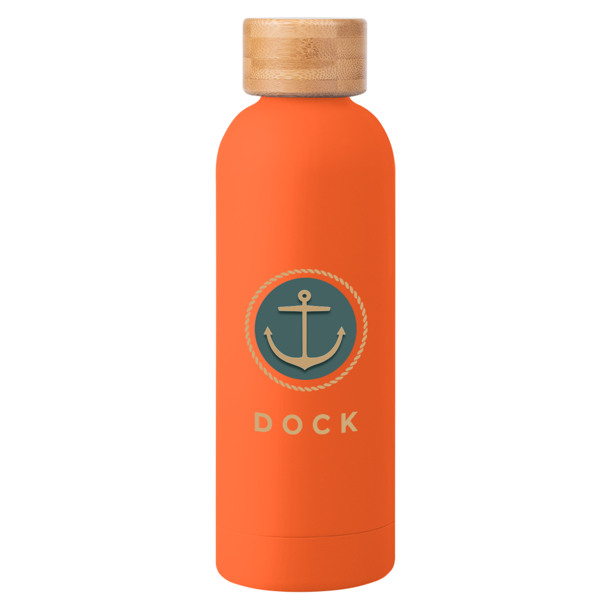 17 Oz. Blair Recycled Stainless Steel Bottle With Bamboo Lid, custom water bottle with logo imprint 11